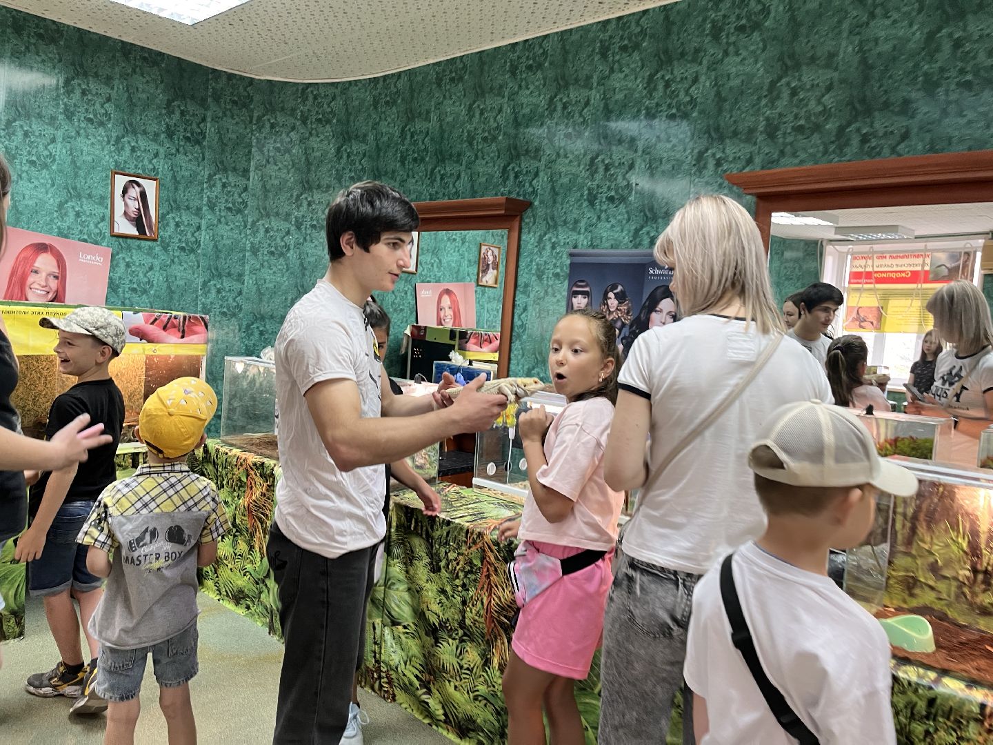 Шаховская, змеи, пауки, выставка