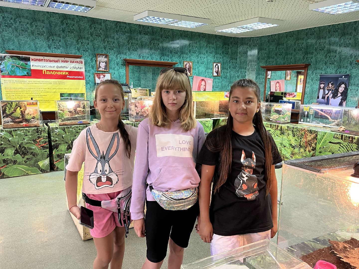 Шаховская, змеи, пауки, выставка