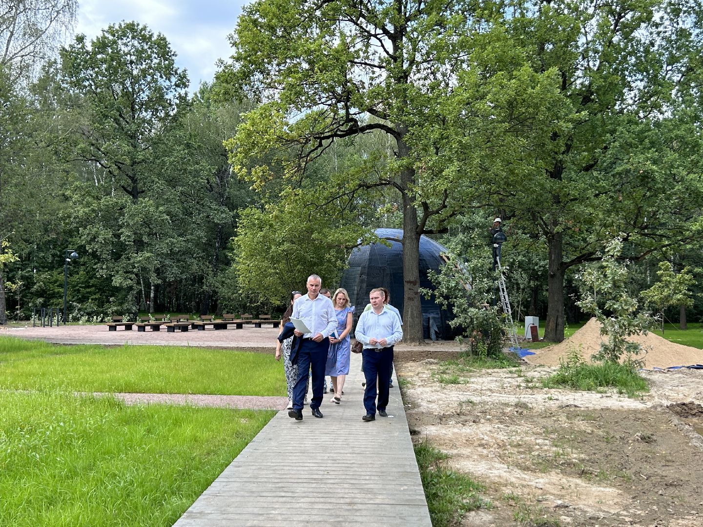 благоустройство, лесопарк, Фрязино