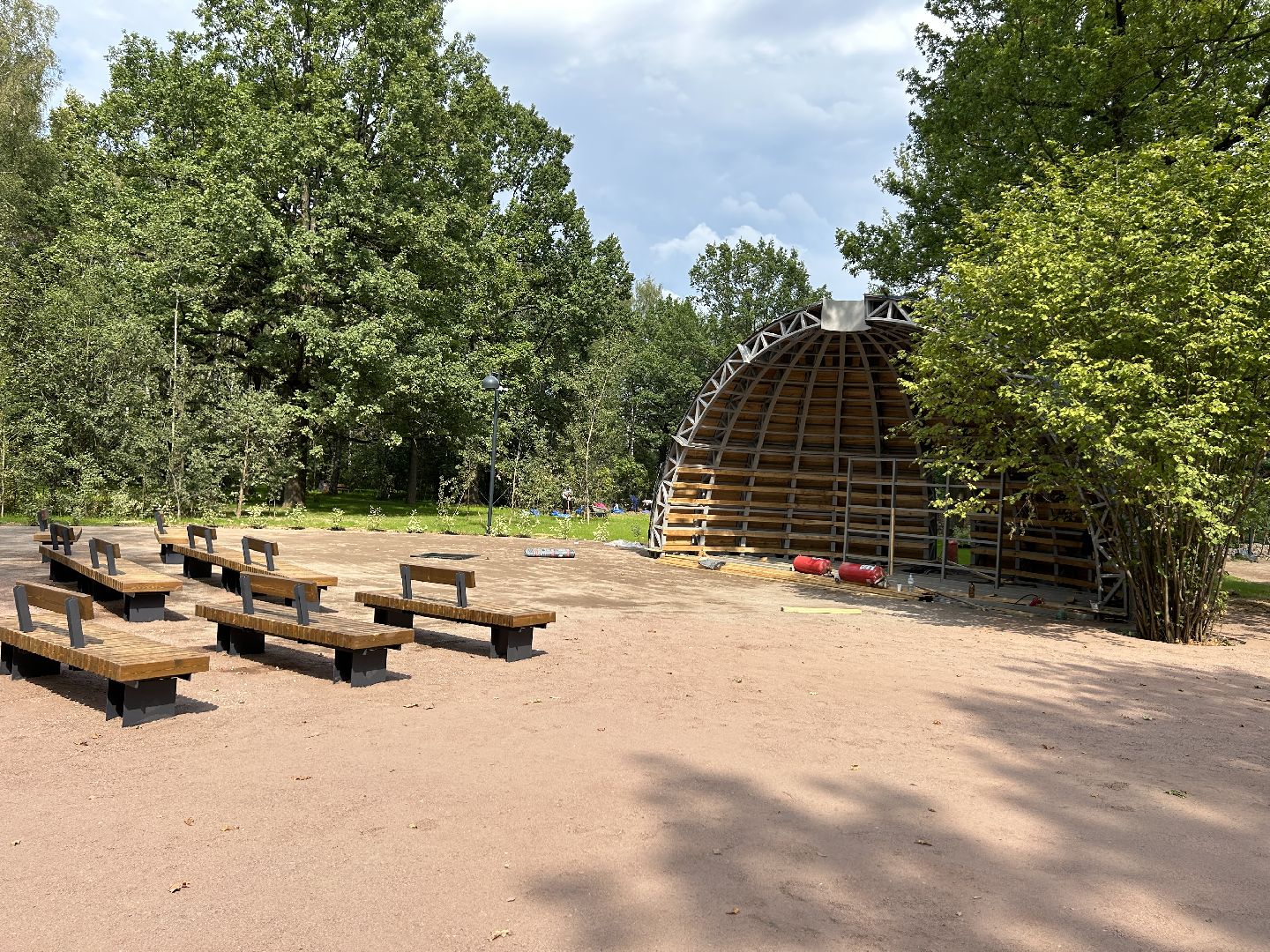 благоустройство, лесопарк, Фрязино