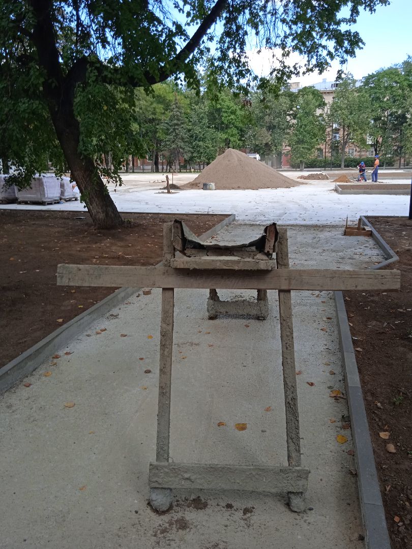 сквер, Звёздный, реконструкция, план, мощение, озеленение