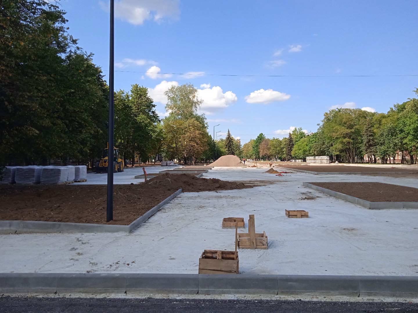 сквер, Звёздный, реконструкция, план, мощение, озеленение