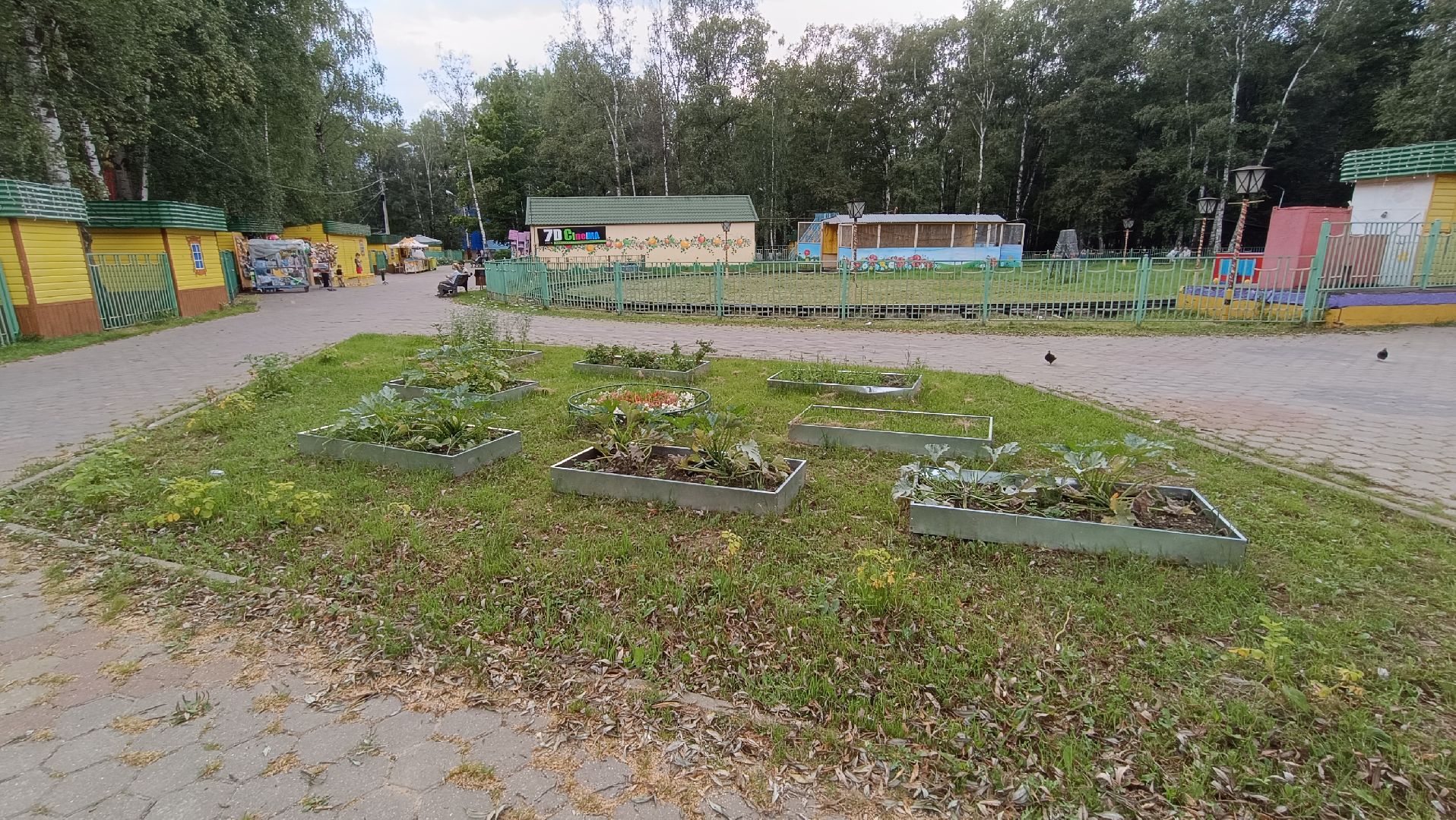 Лобня, огород, парк