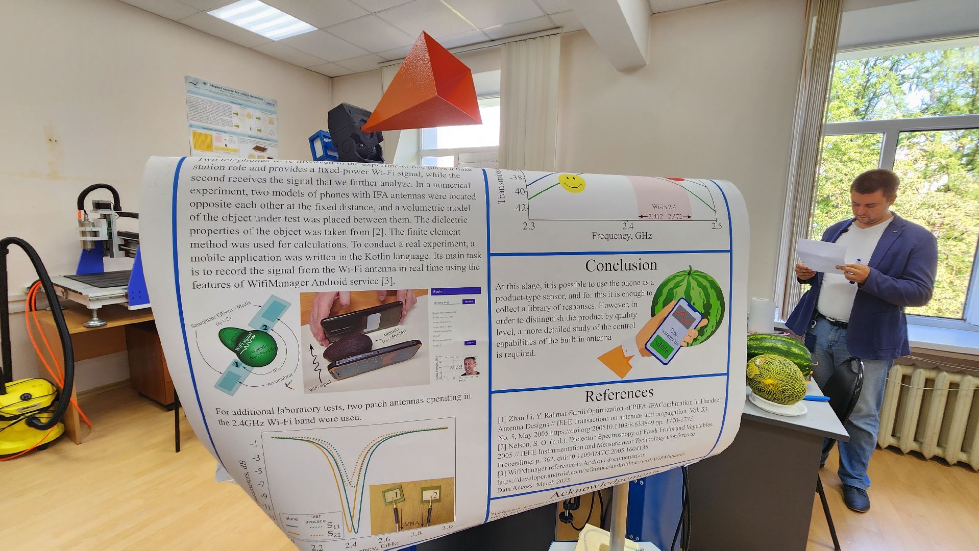 Долгопрудный, МФТИ, ученые, арбузы, антенна, сенсор