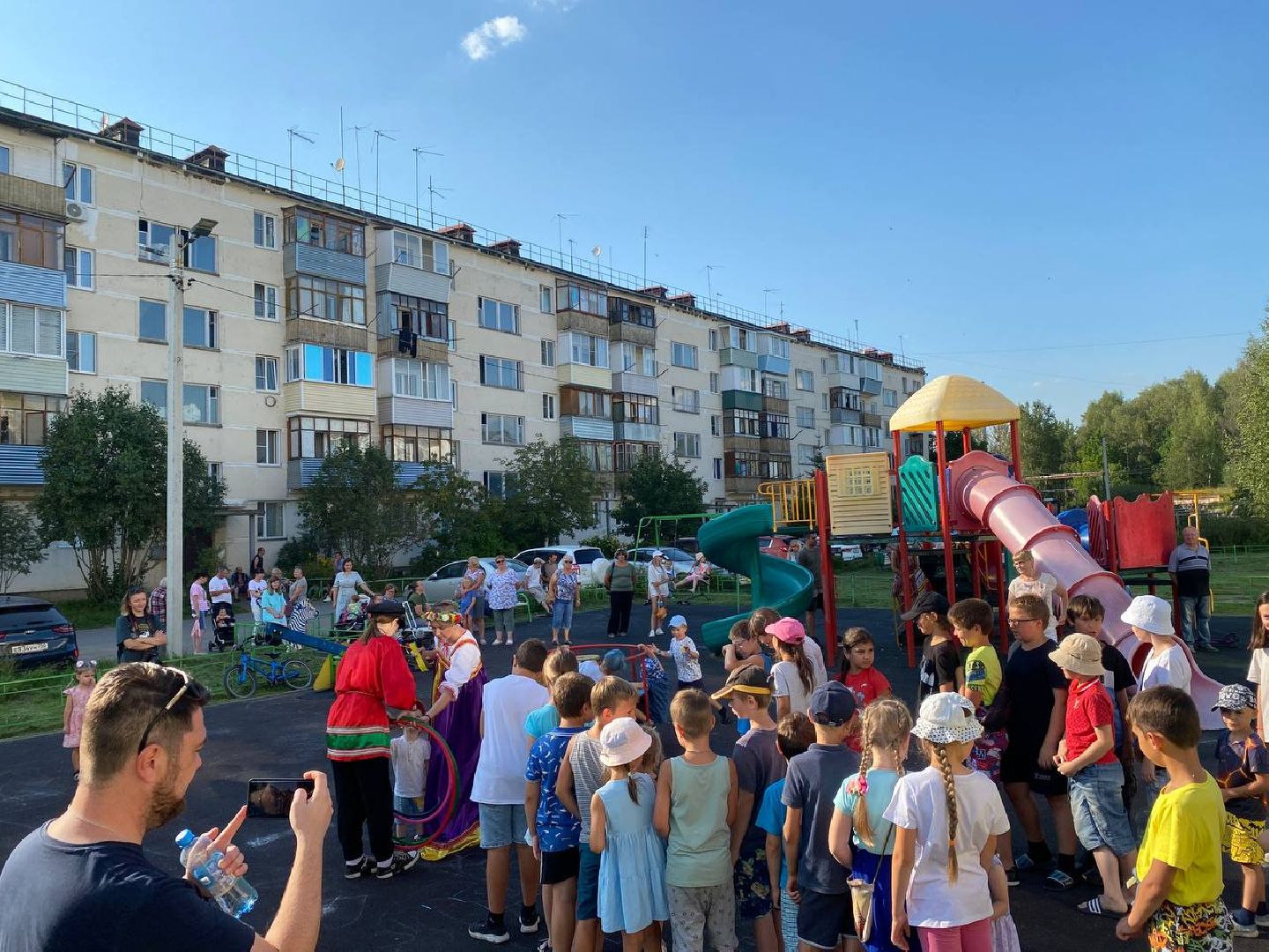 Чехов, ЖКХ, праздник двора, соседи, дети, аниматоры