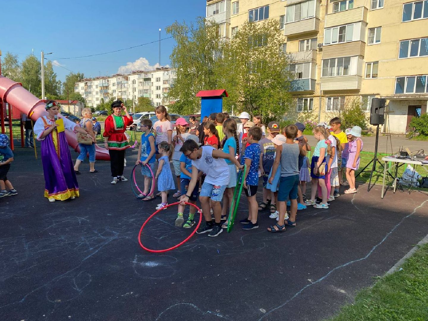 Чехов, ЖКХ, праздник двора, соседи, дети, аниматоры