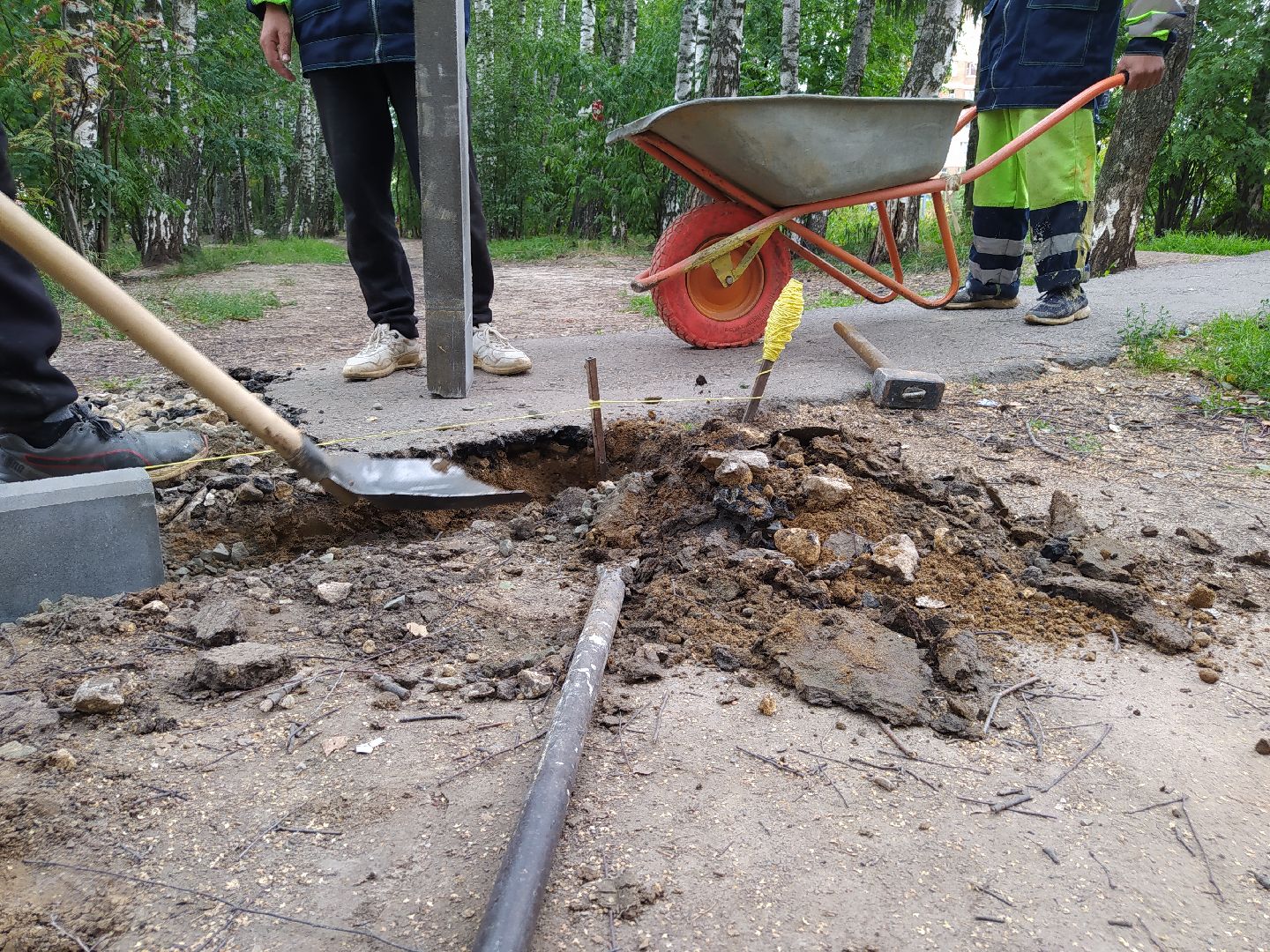 Благоустройство, Чёрная, Дедовск, Нахабино, работы, Истра