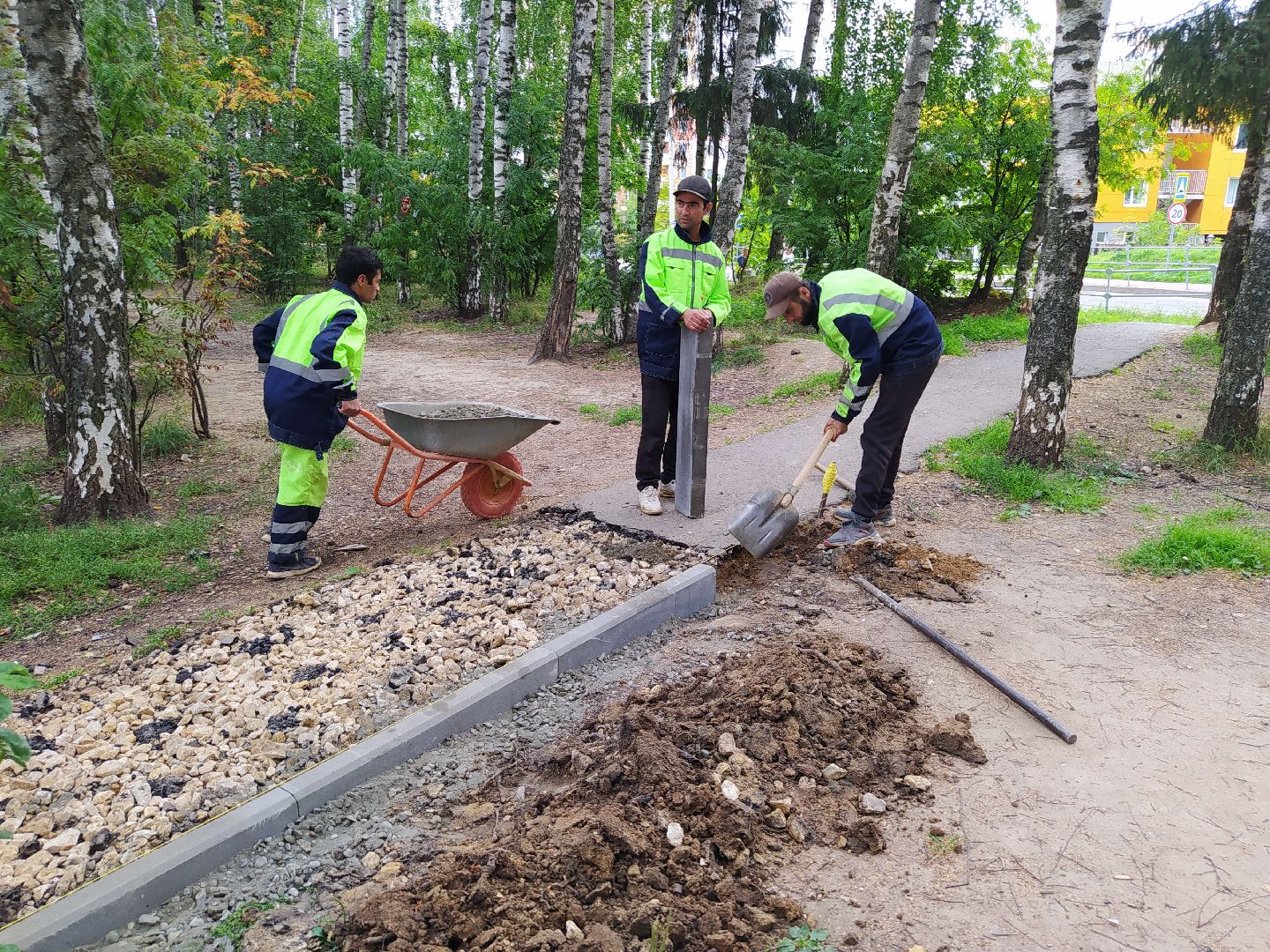 Благоустройство, Чёрная, Дедовск, Нахабино, работы, Истра