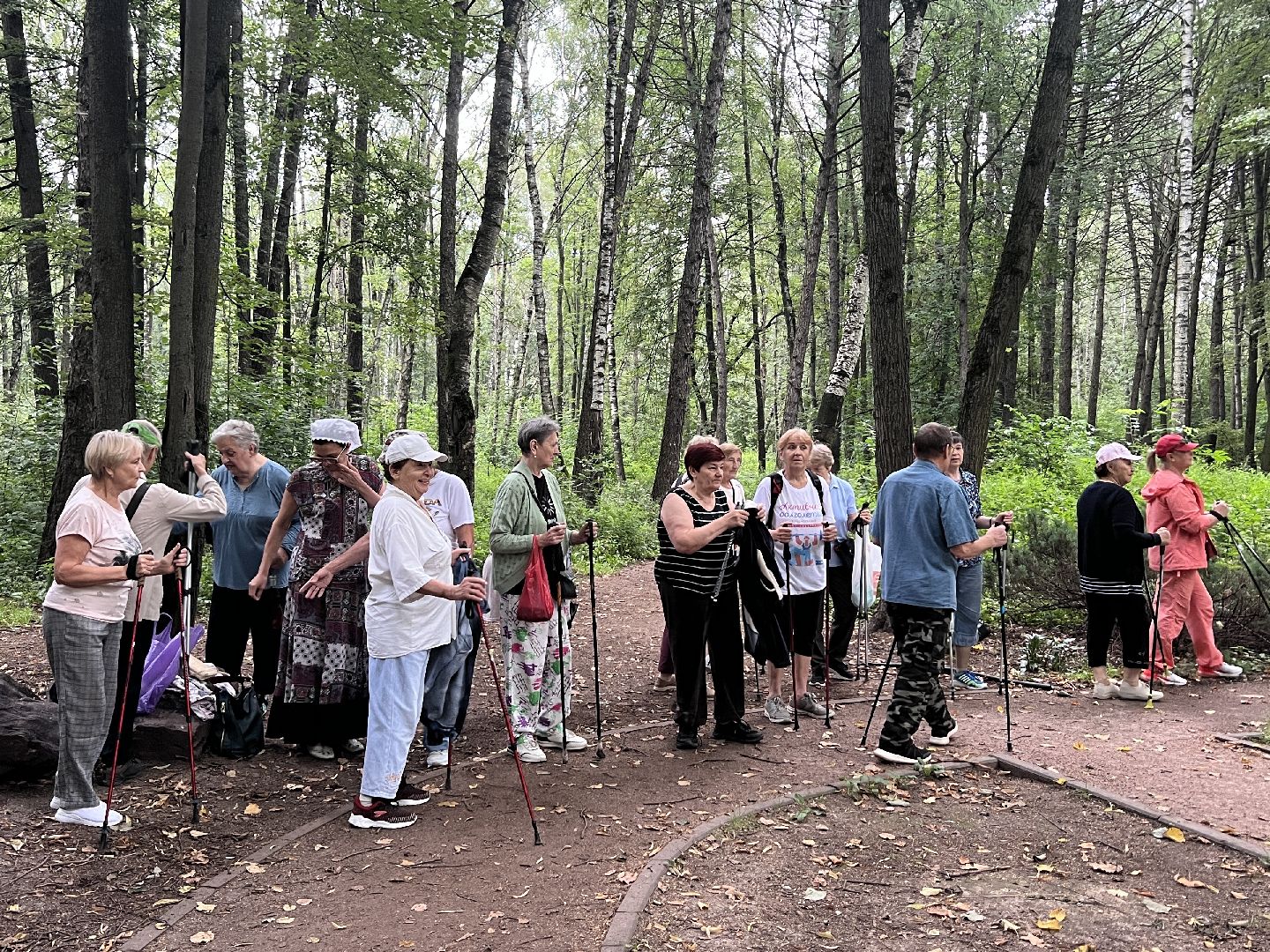 Химки, спорт, Активное долголетие, скандинавская ходьба, День физкультурника