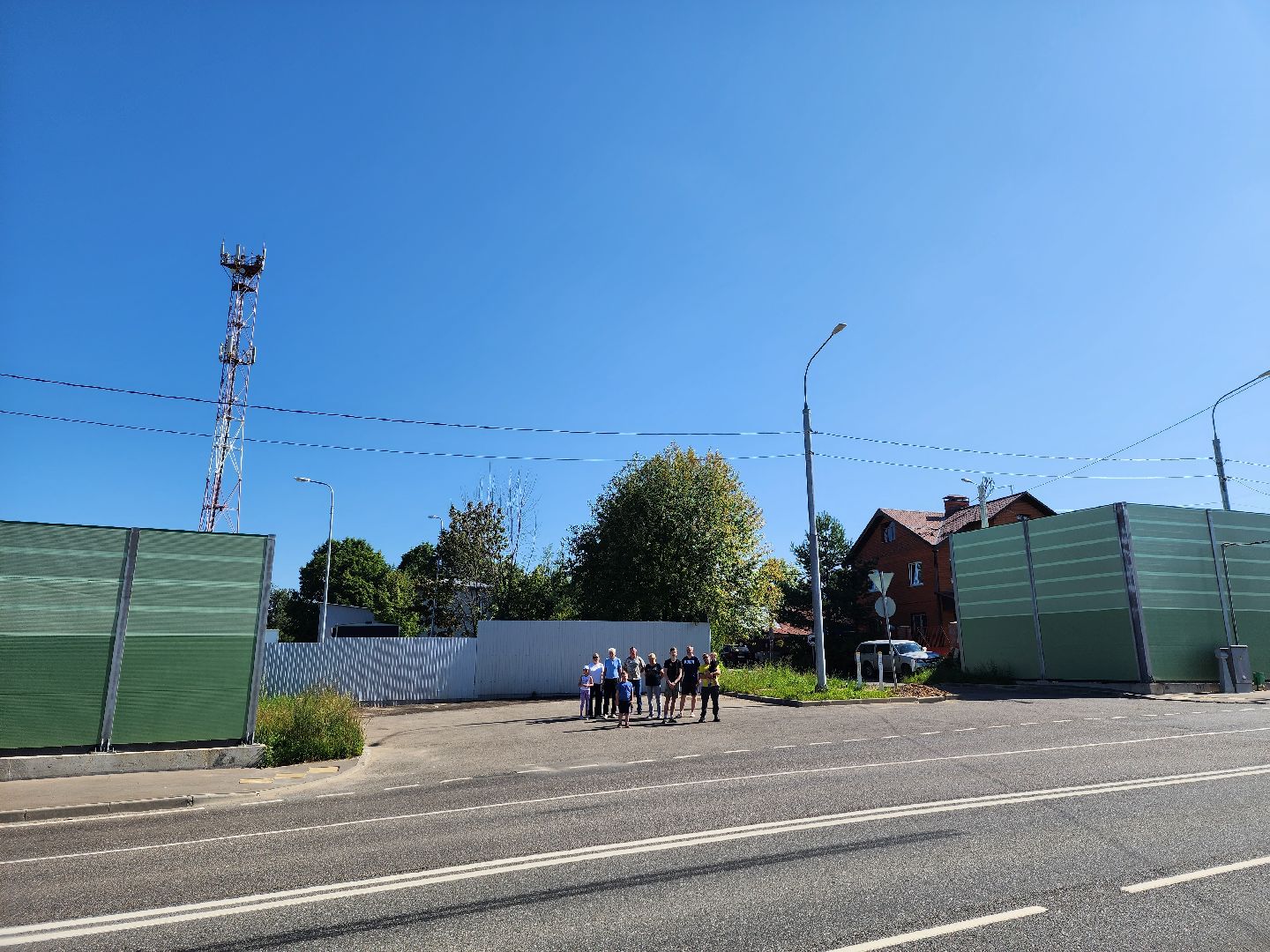 Одинцово, зайцево, экраны, акустические экраны, шоссе, кокошкинское шоссе, дорога, реконструкция,