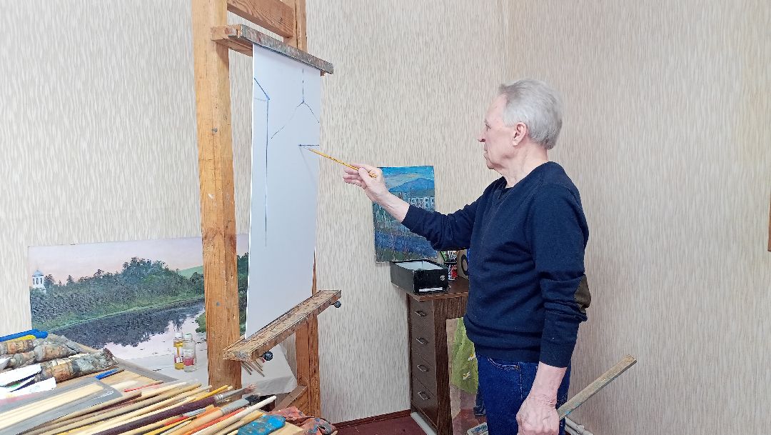 Художник, живопись, картины, галерея, выставка