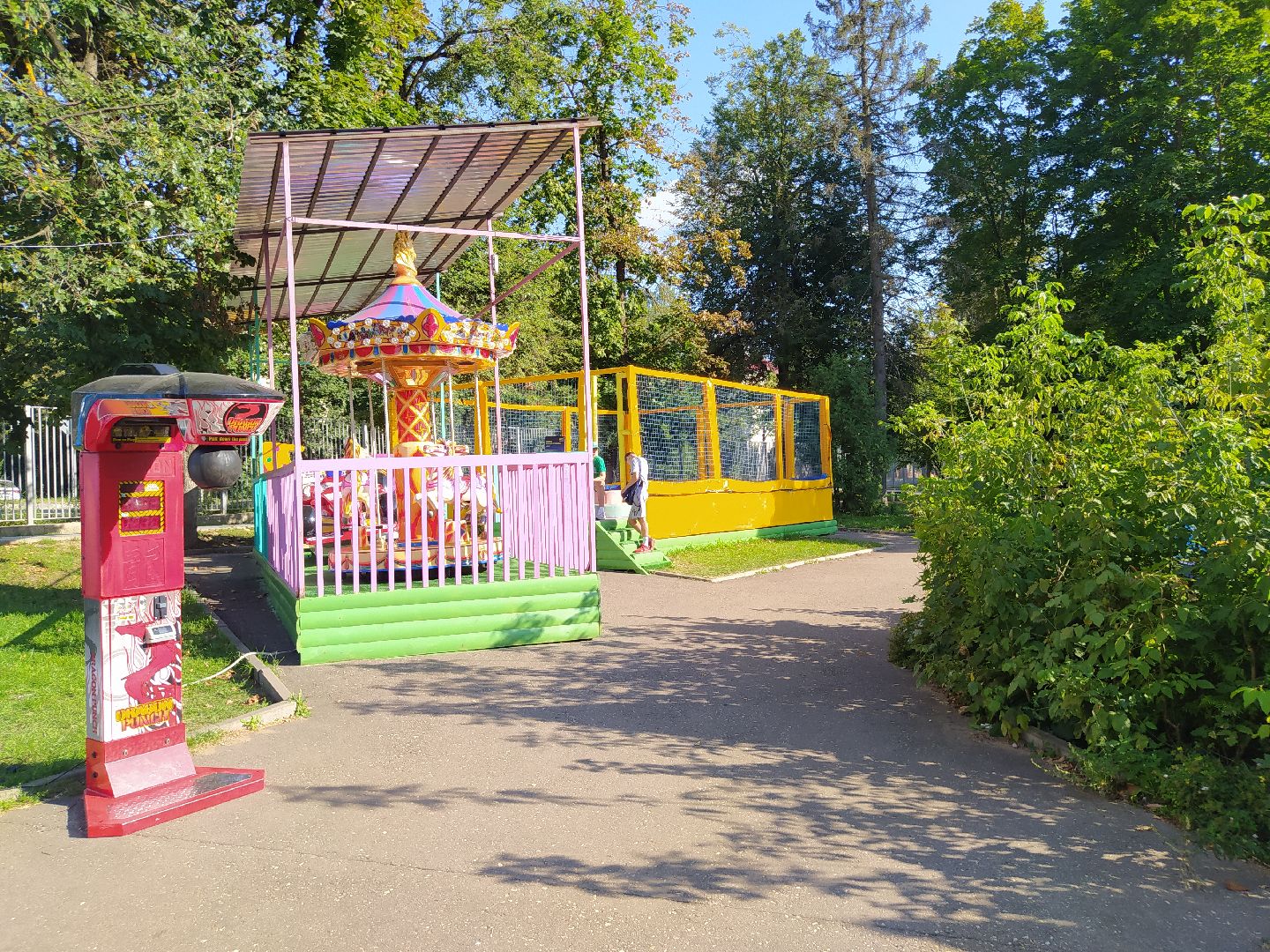 Истра, аттракционы, парк