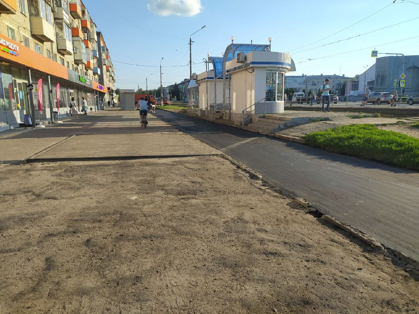 Коломна, дороги, новый асфальт