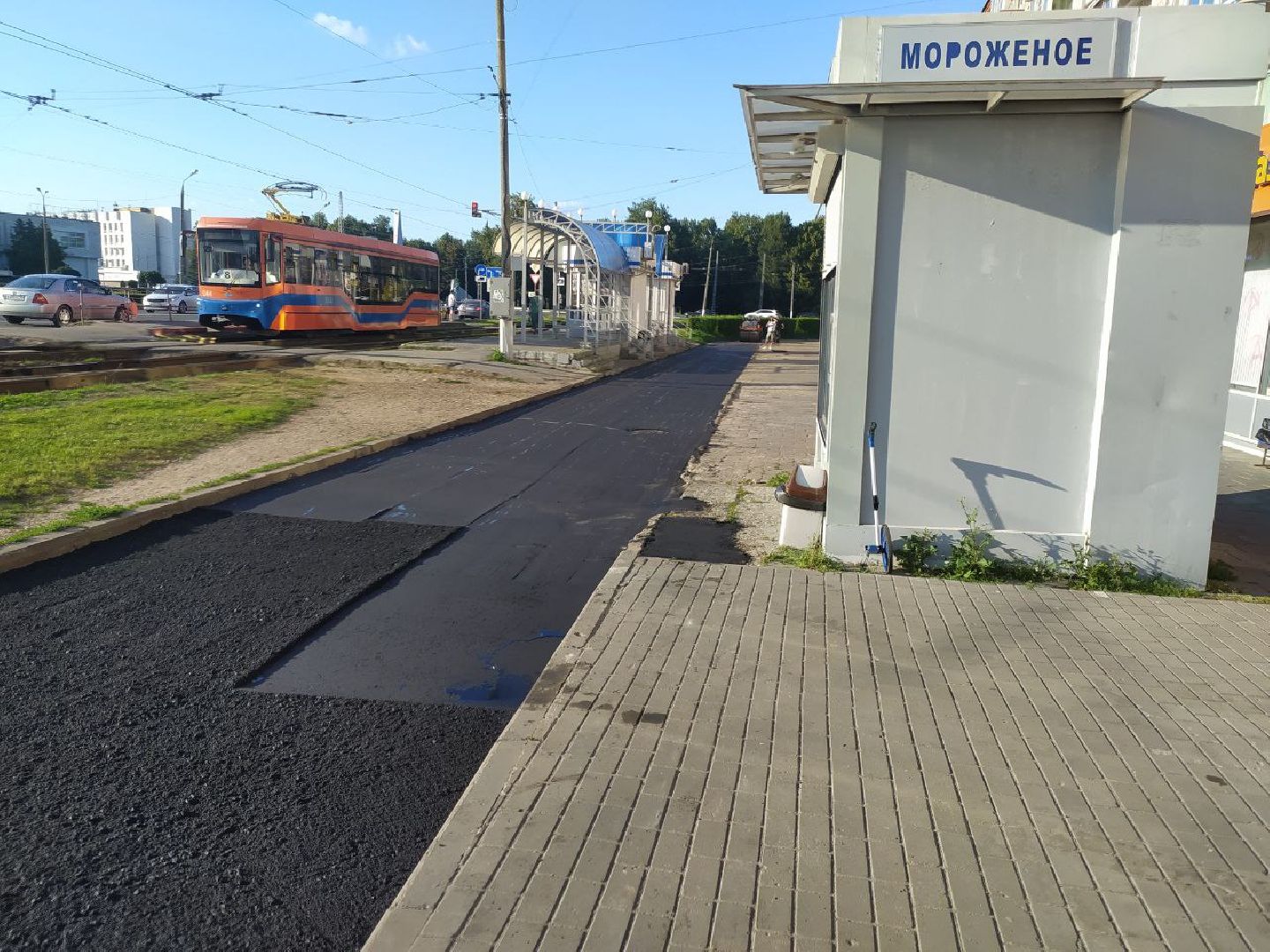 Коломна, дороги, новый асфальт