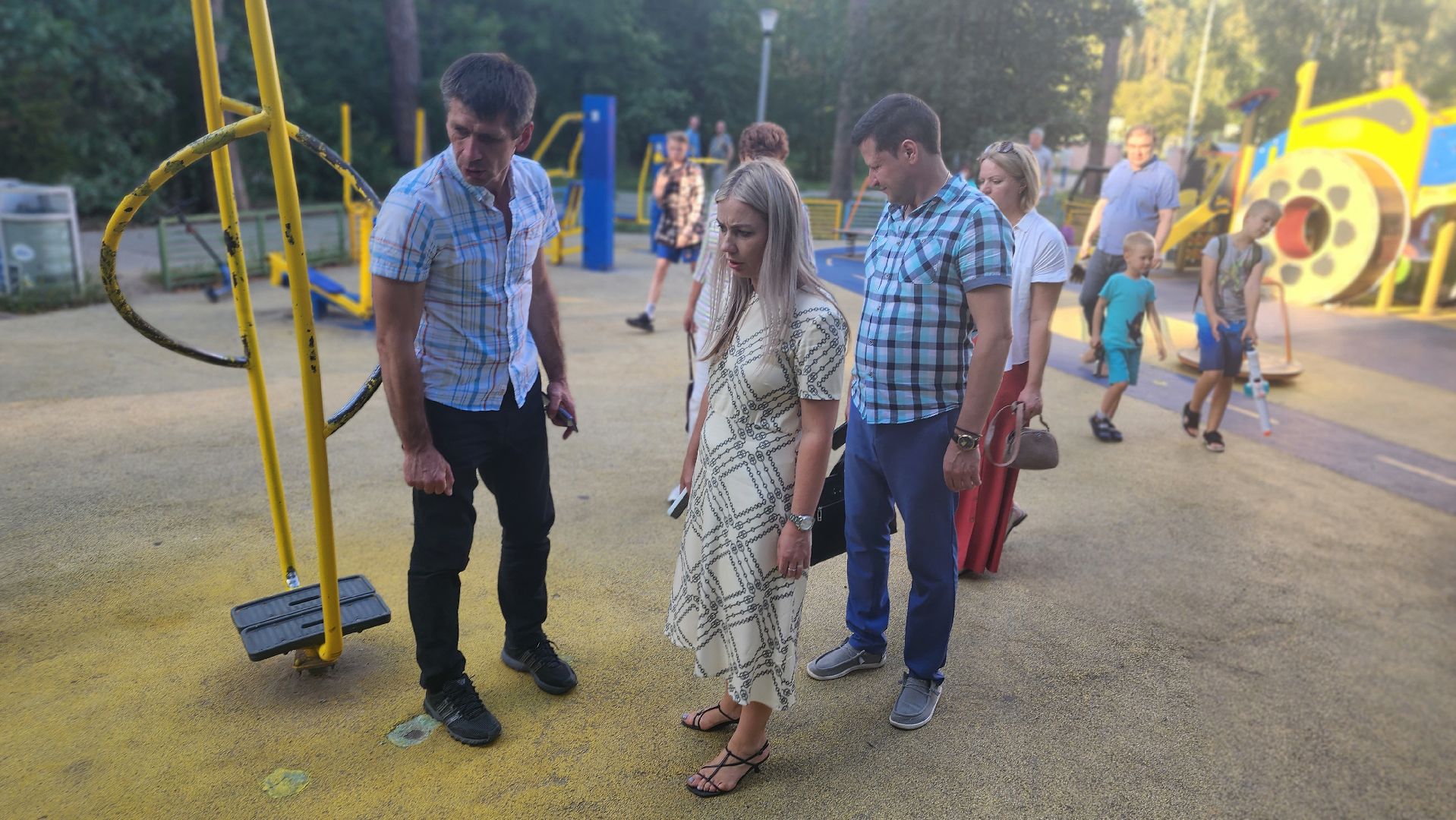 детская площадка, Протвино, благоустройство, комиссия, обход