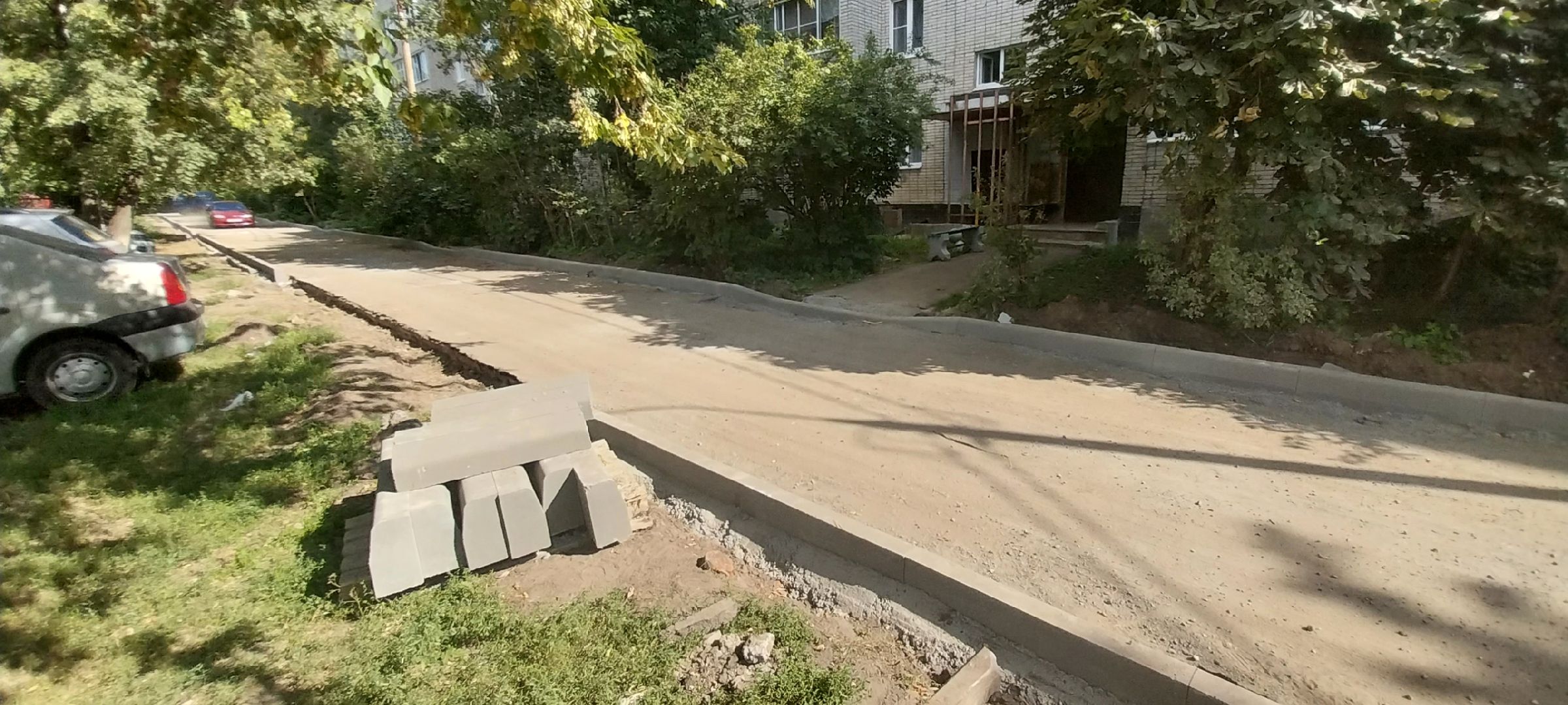 Коломна, благоустройство дворов, благоустройство, новый асфальт