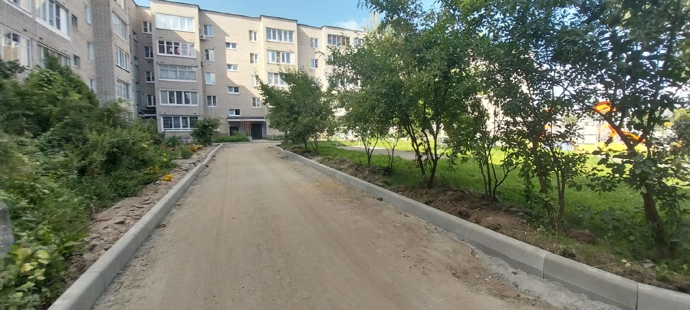 Коломна, благоустройство дворов, благоустройство, новый асфальт