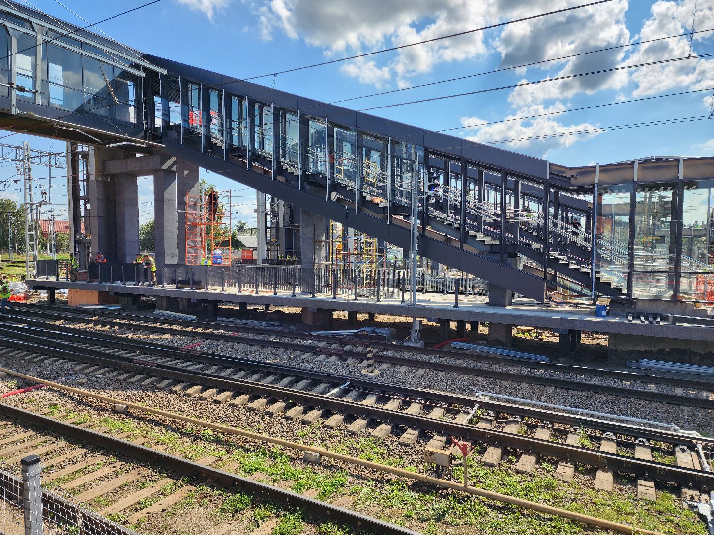 Раменское, транспорт, у железнодорожной платформы Ипподром открыли новый надземный переход