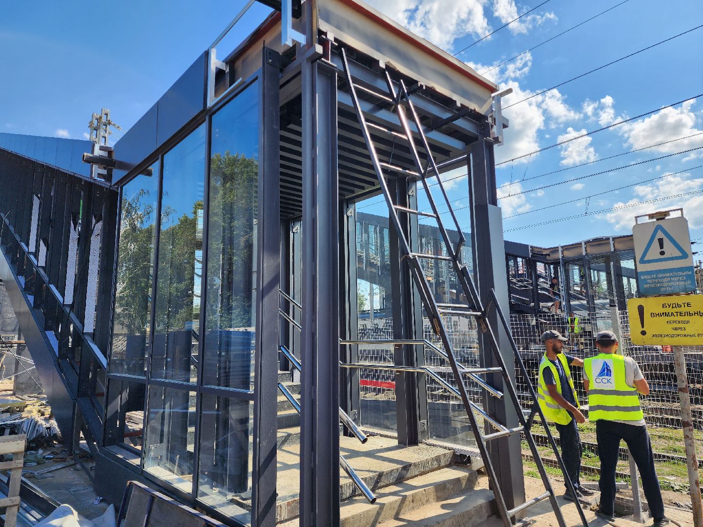 Раменское, транспорт, у железнодорожной платформы Ипподром открыли новый надземный переход