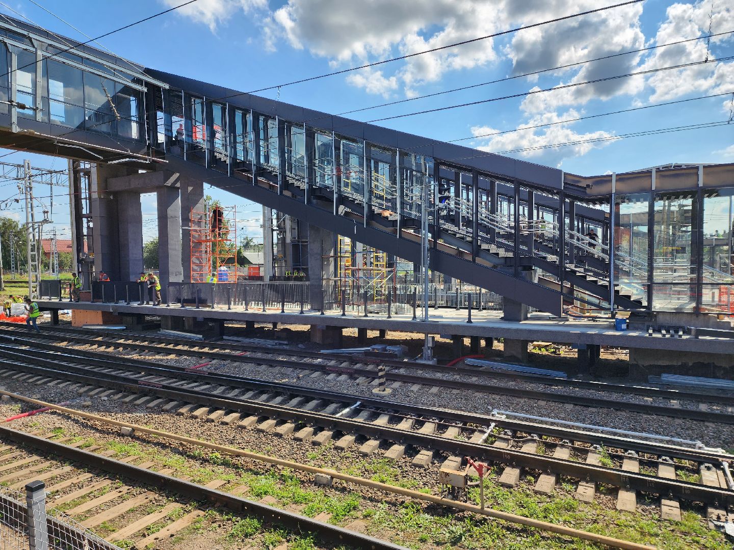 Раменское, транспорт, у железнодорожной платформы Ипподром открыли новый надземный переход