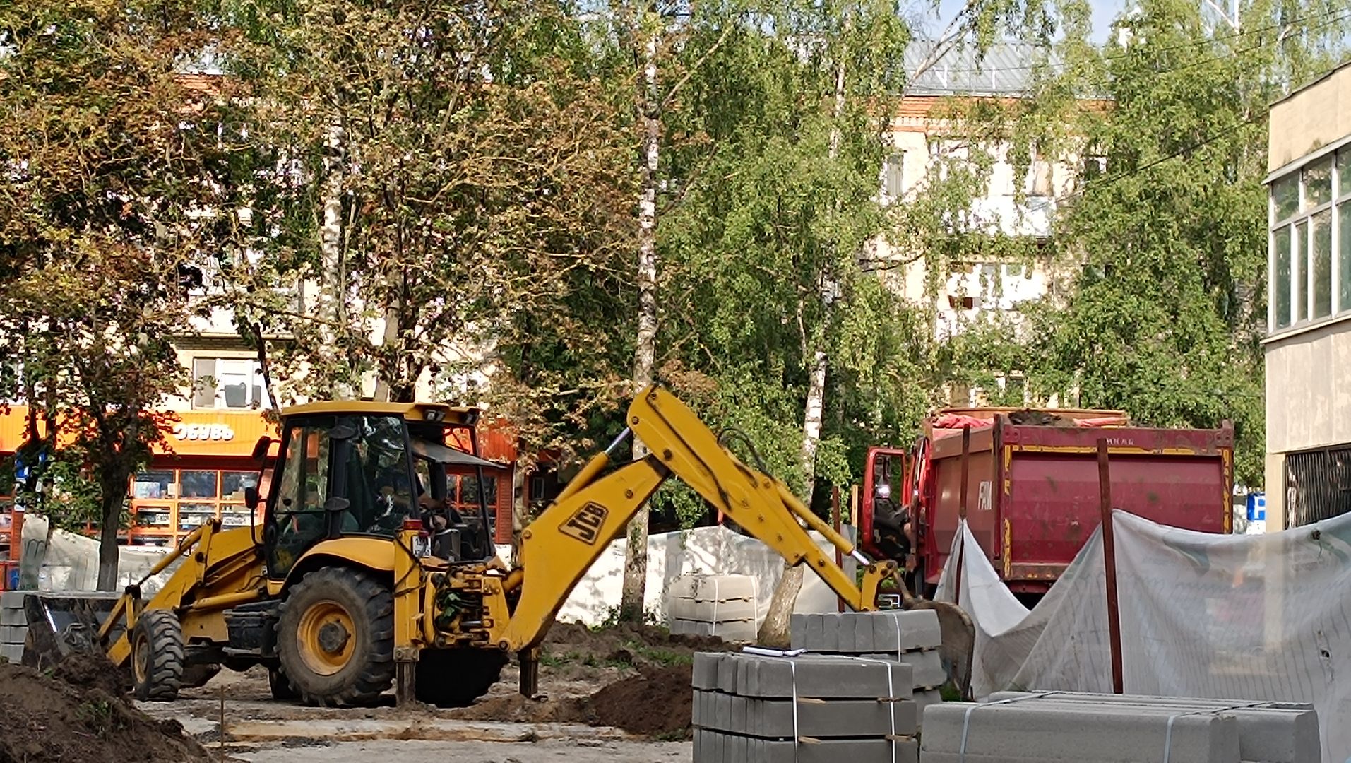 Лобня, благоустройство, сквер