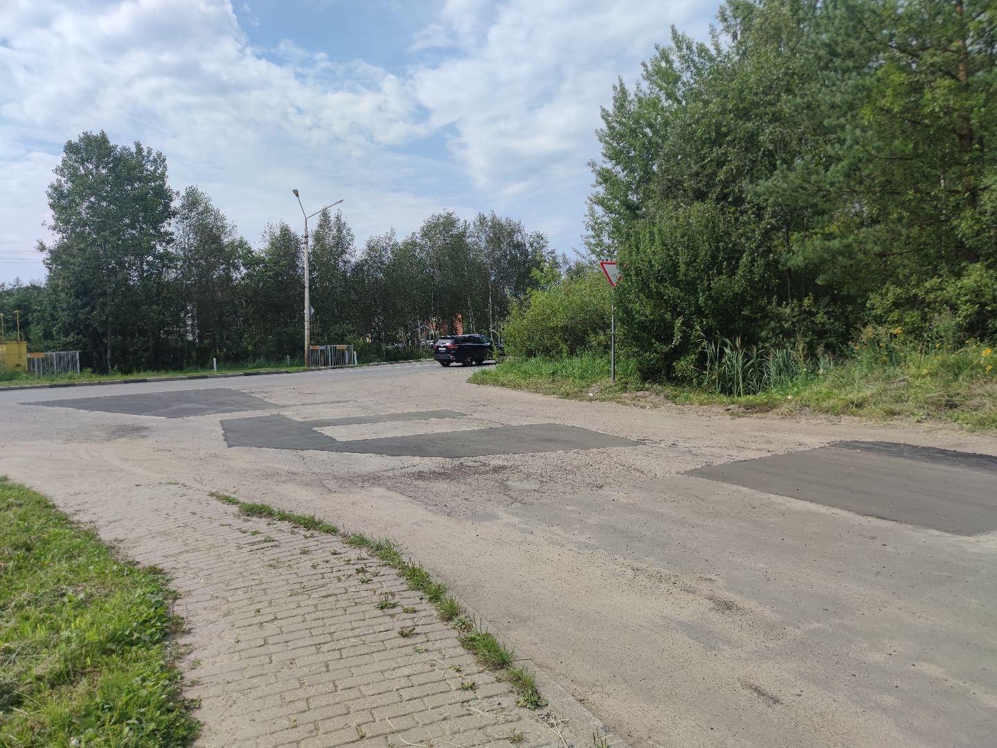 Благоустройство, ремонт дороги, ямочный ремонт, Дубна