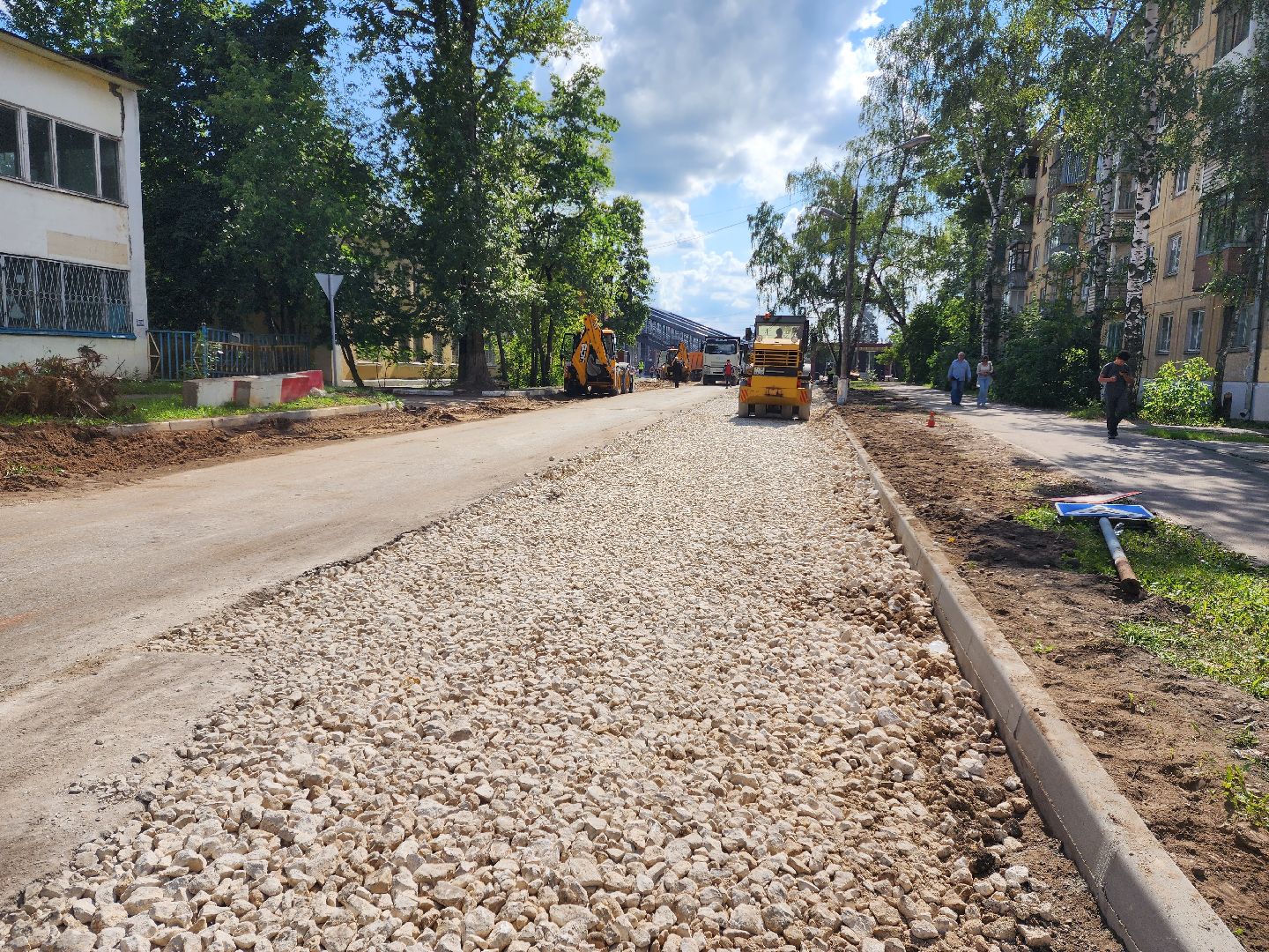 Раменское, дороги, ремонт дороги к платформе Ипподром