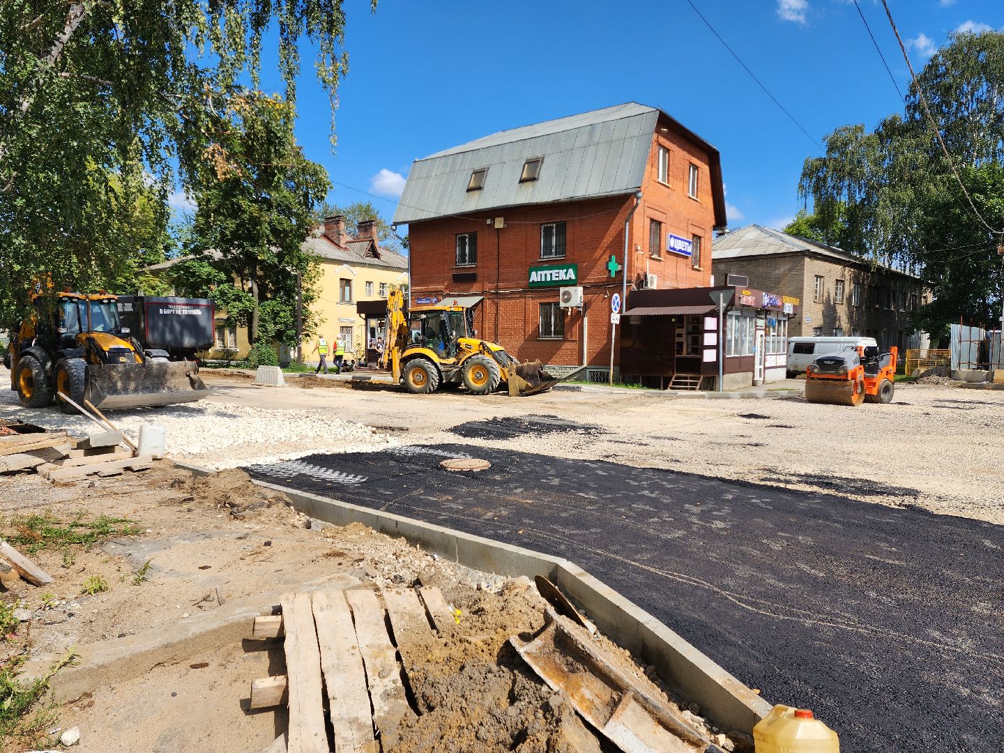 Раменское, дороги, ремонт дороги к платформе Ипподром