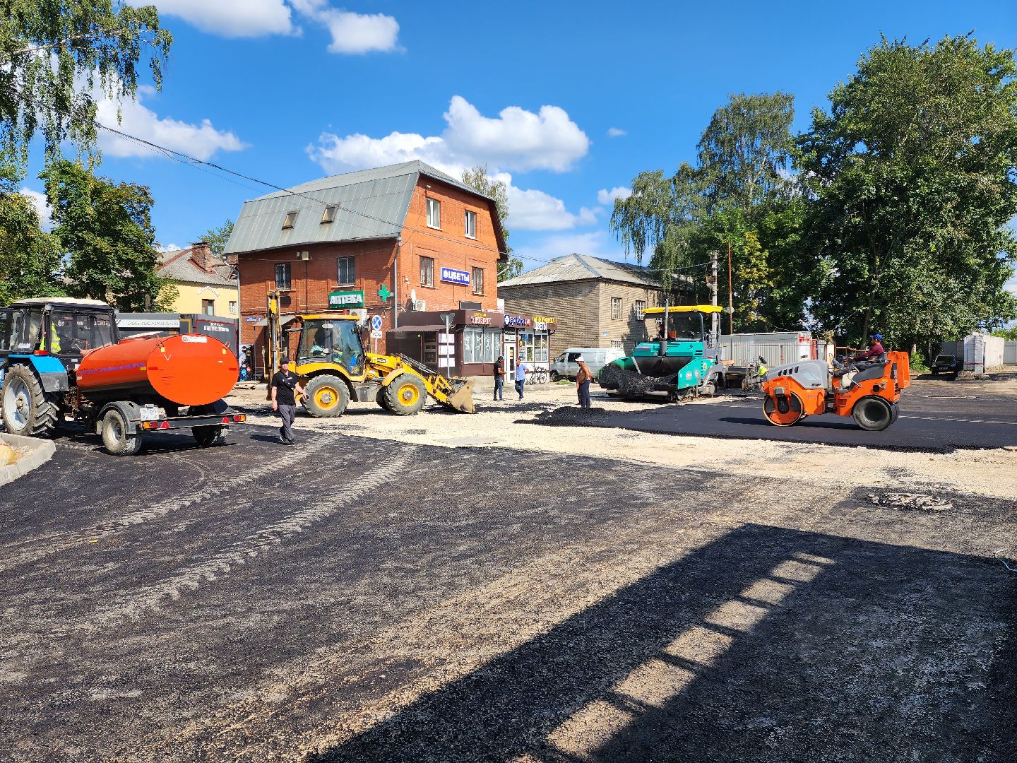 Раменское, дороги, ремонт дороги к платформе Ипподром