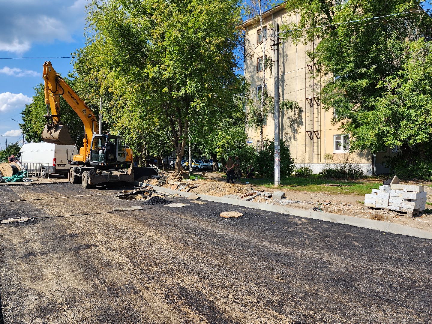 Раменское, дороги, ремонт дороги к платформе Ипподром