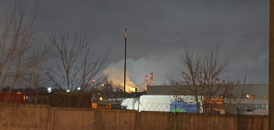 Пожар, Коксогазовый завод, МЧС