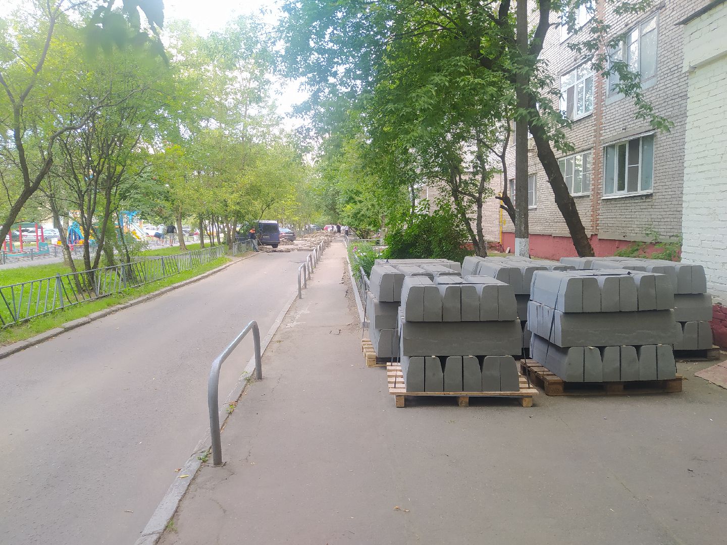 Нахабино, благоустройство, ремонт, двор