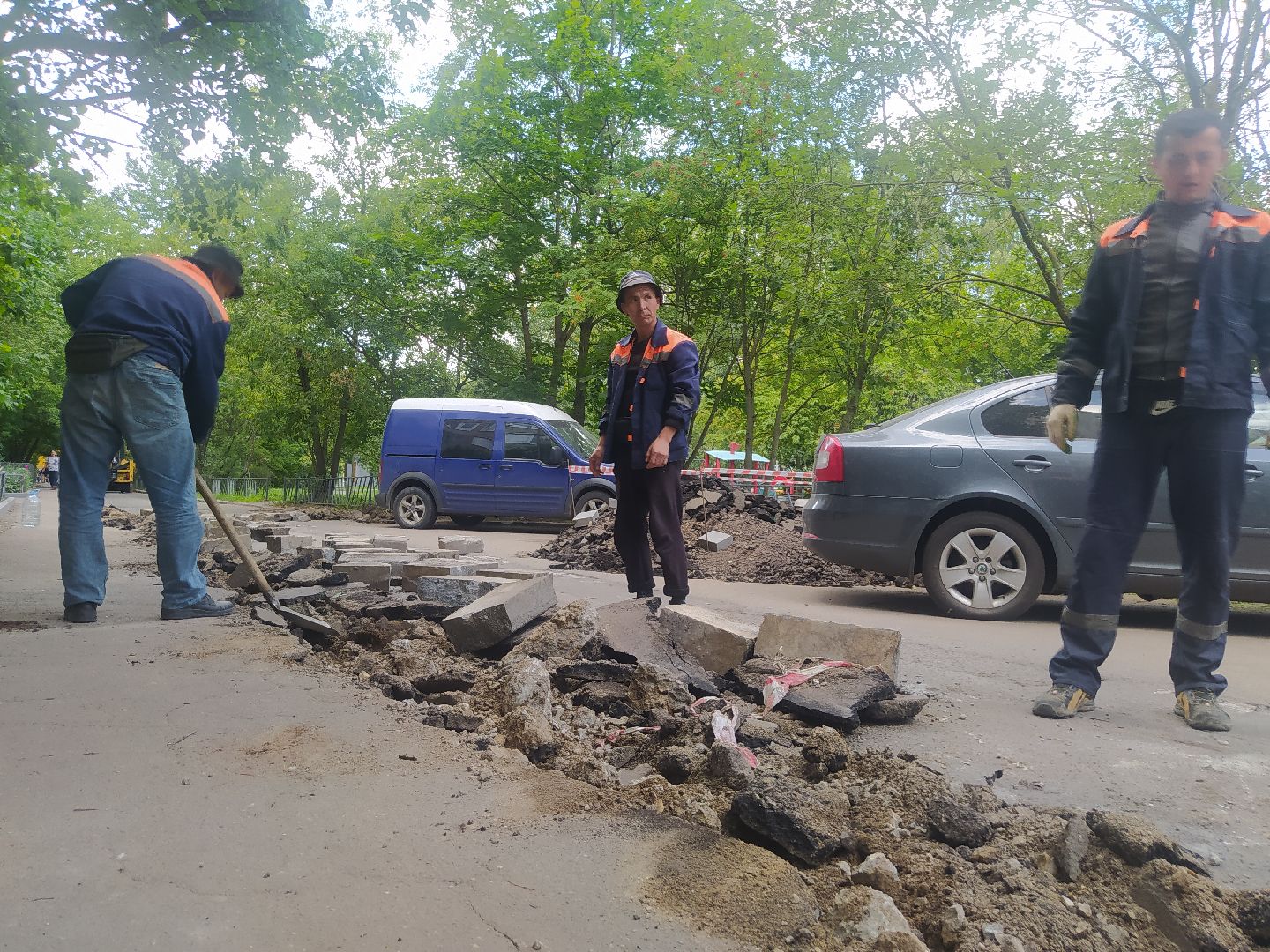 Нахабино, благоустройство, ремонт, двор