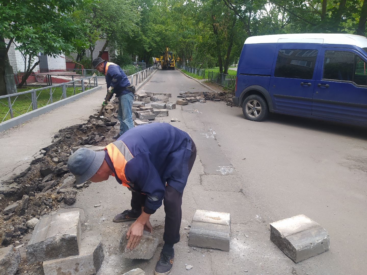 Нахабино, благоустройство, ремонт, двор