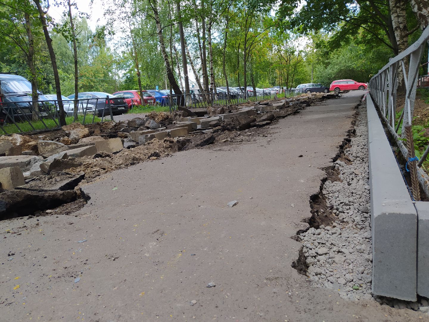 Нахабино, благоустройство, ремонт, двор