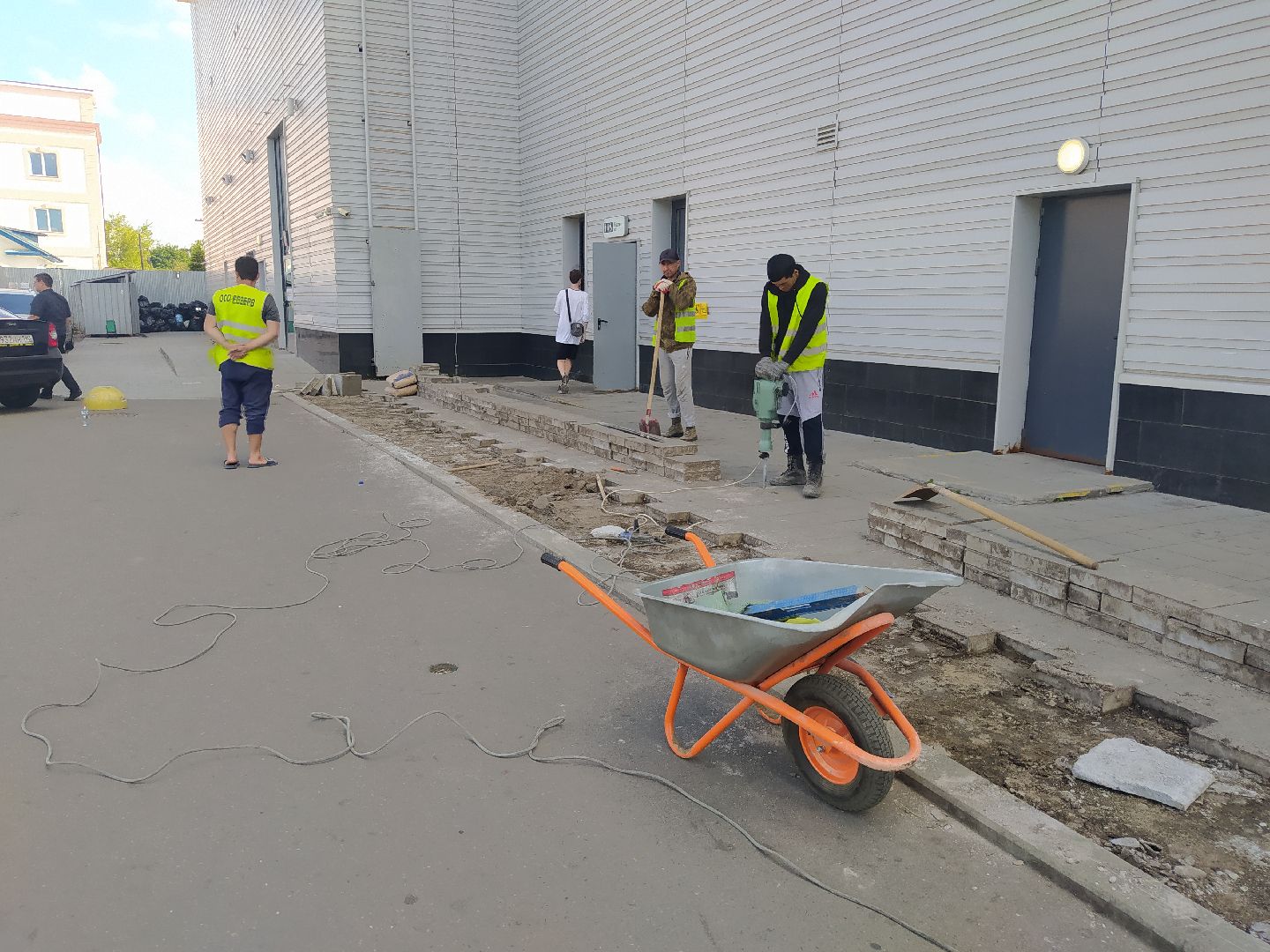 Нахабино, платформа, ремонт