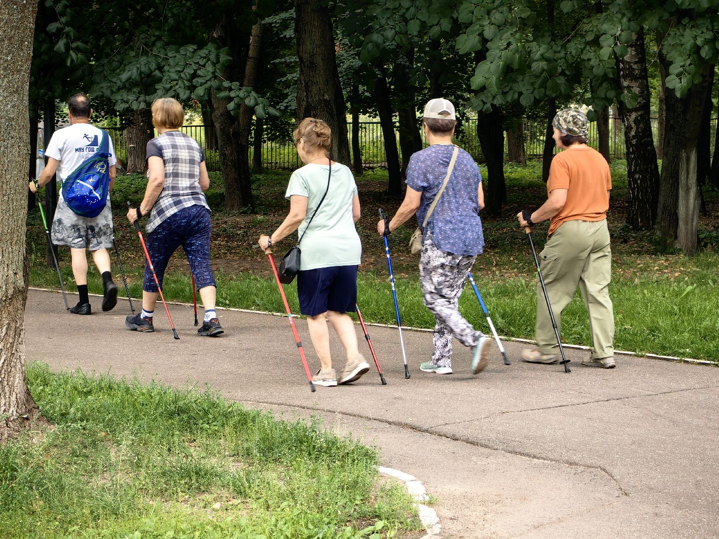 Ходьба, группа, Активное долголетие, парк