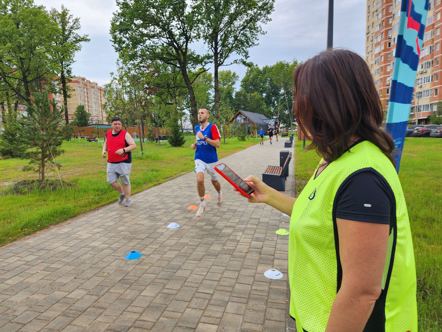 Павловский Посад, городской округ Павловский Посад, спорт, бег, люди, парк, Дубрава