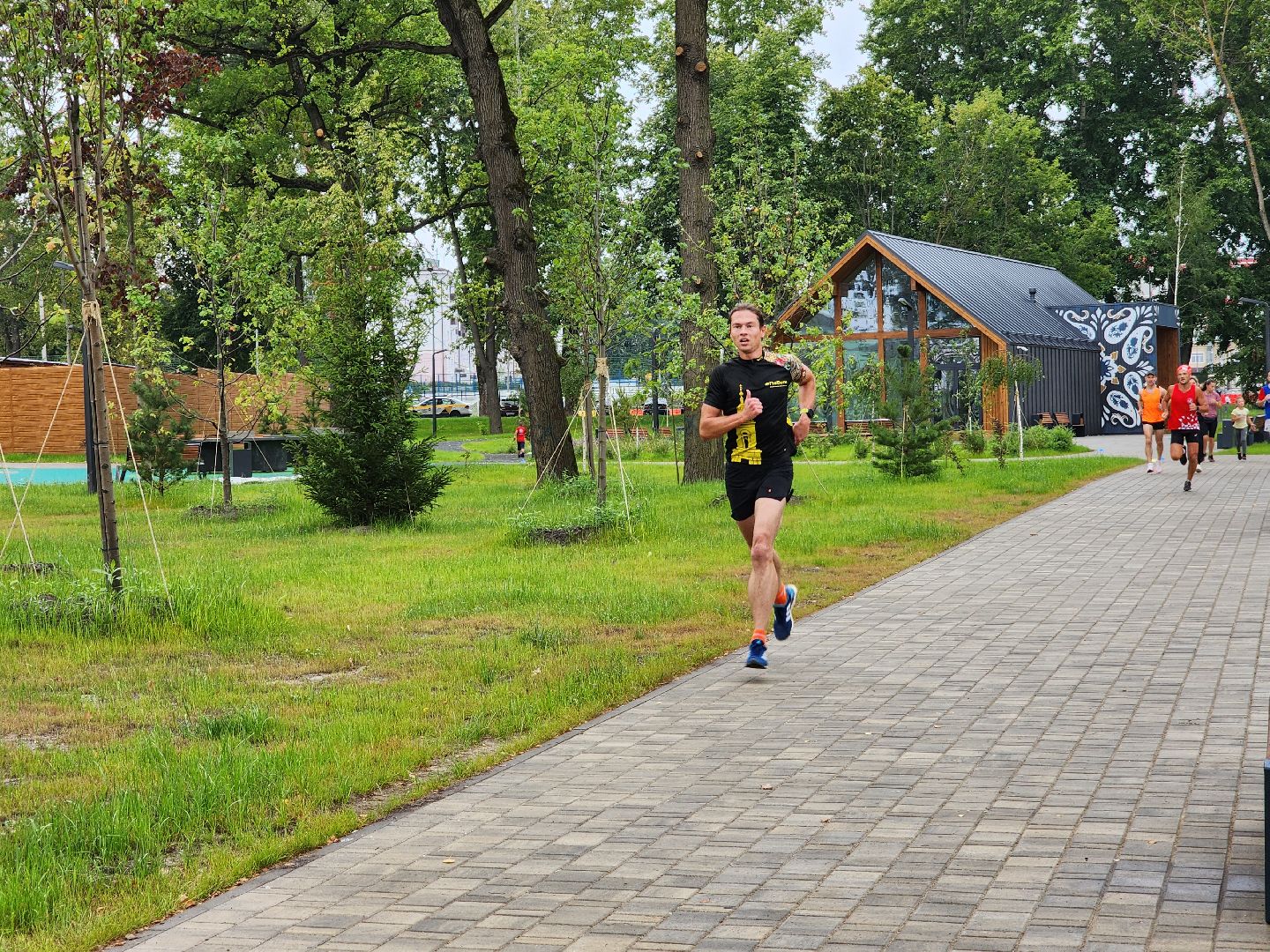 Павловский Посад, городской округ Павловский Посад, спорт, бег, люди, парк, Дубрава