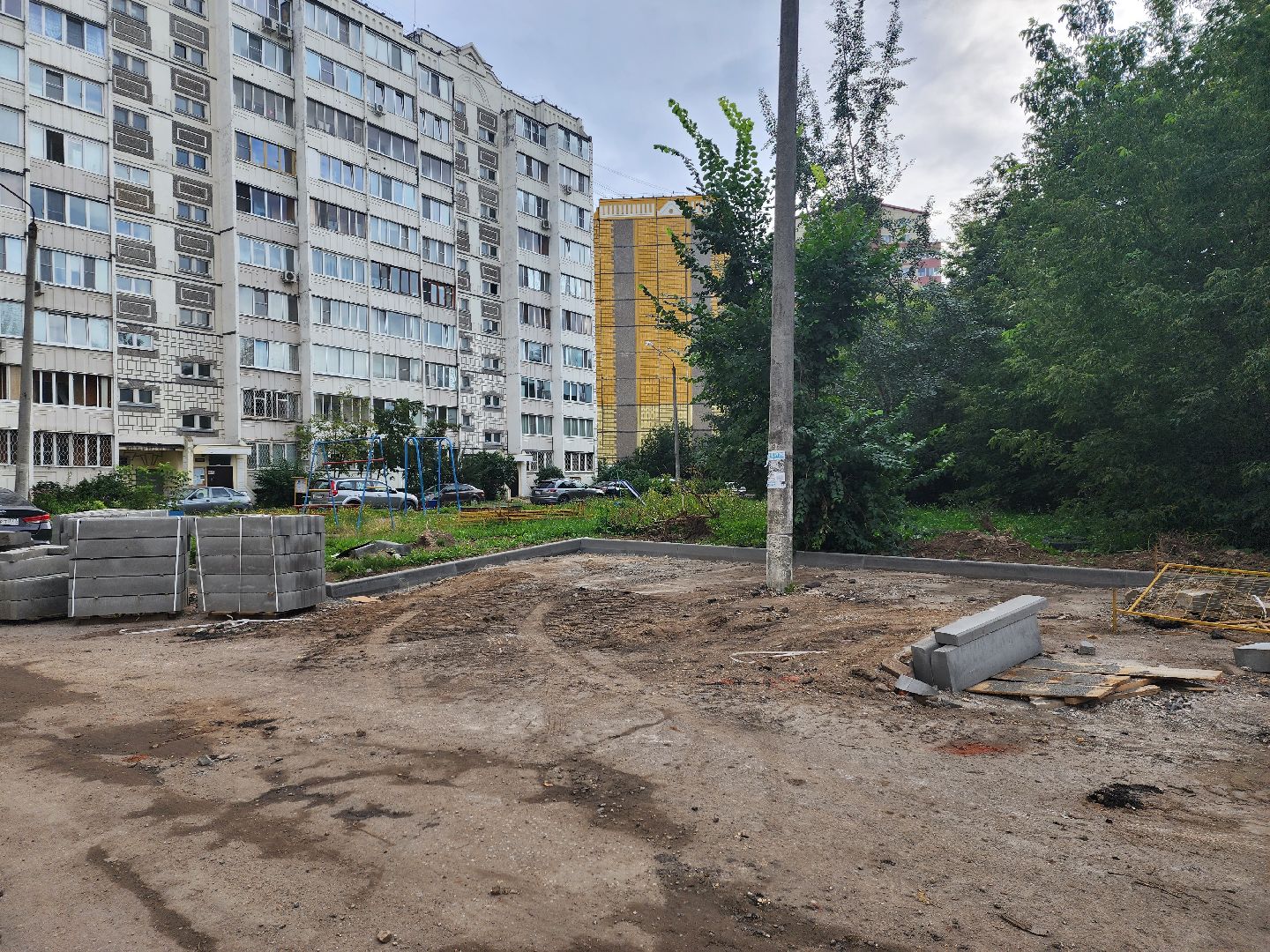 благоустройство дворов, благоустройство, жители, доброе дело, пушкино,