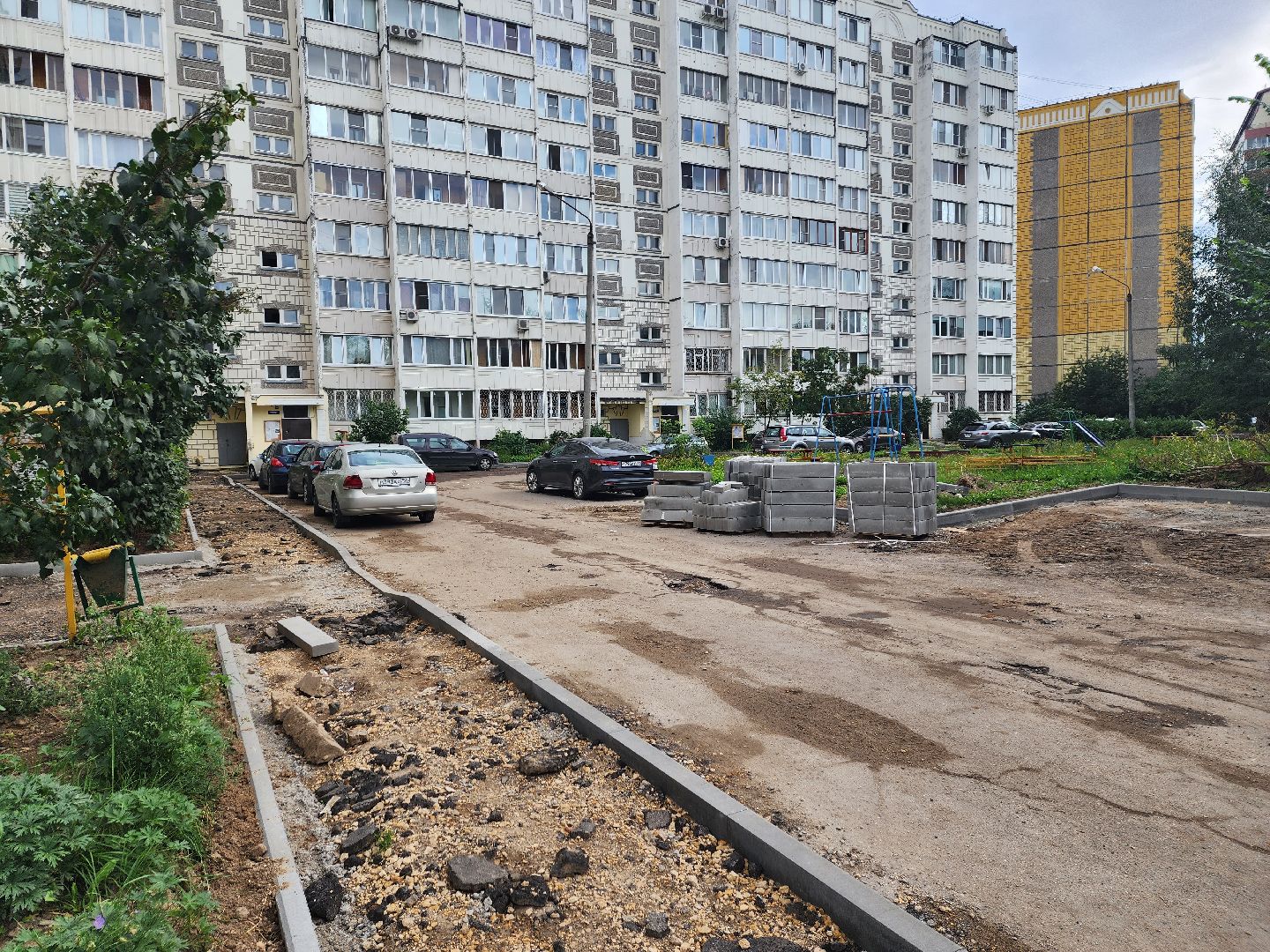 благоустройство дворов, благоустройство, жители, доброе дело, пушкино,