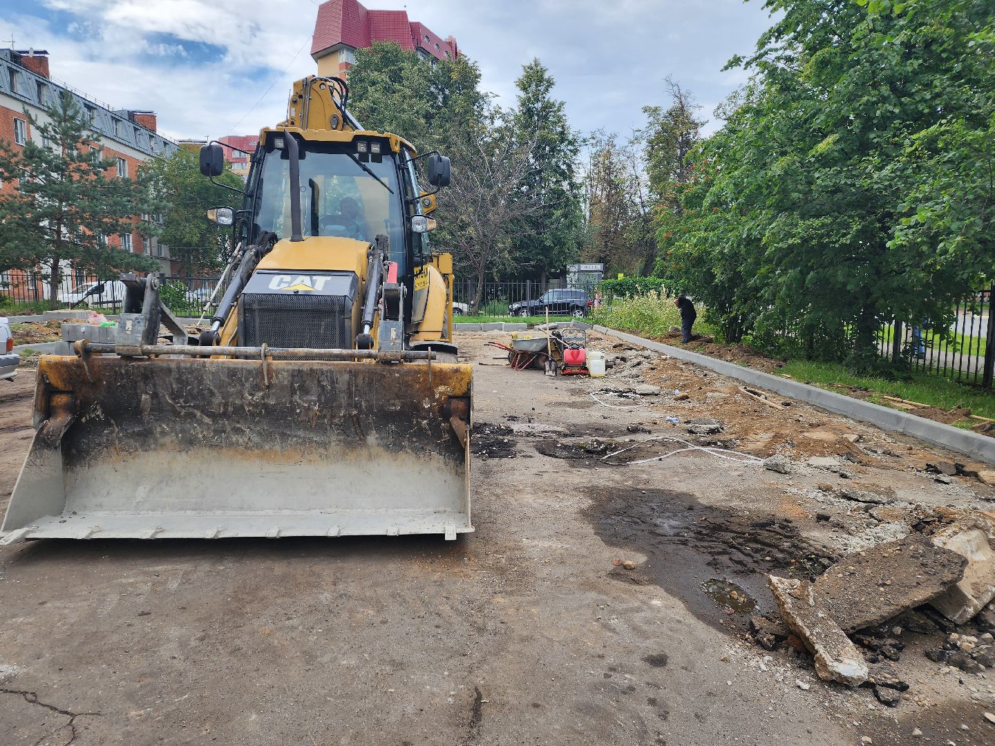 благоустройство дворов, благоустройство, жители, доброе дело, пушкино,