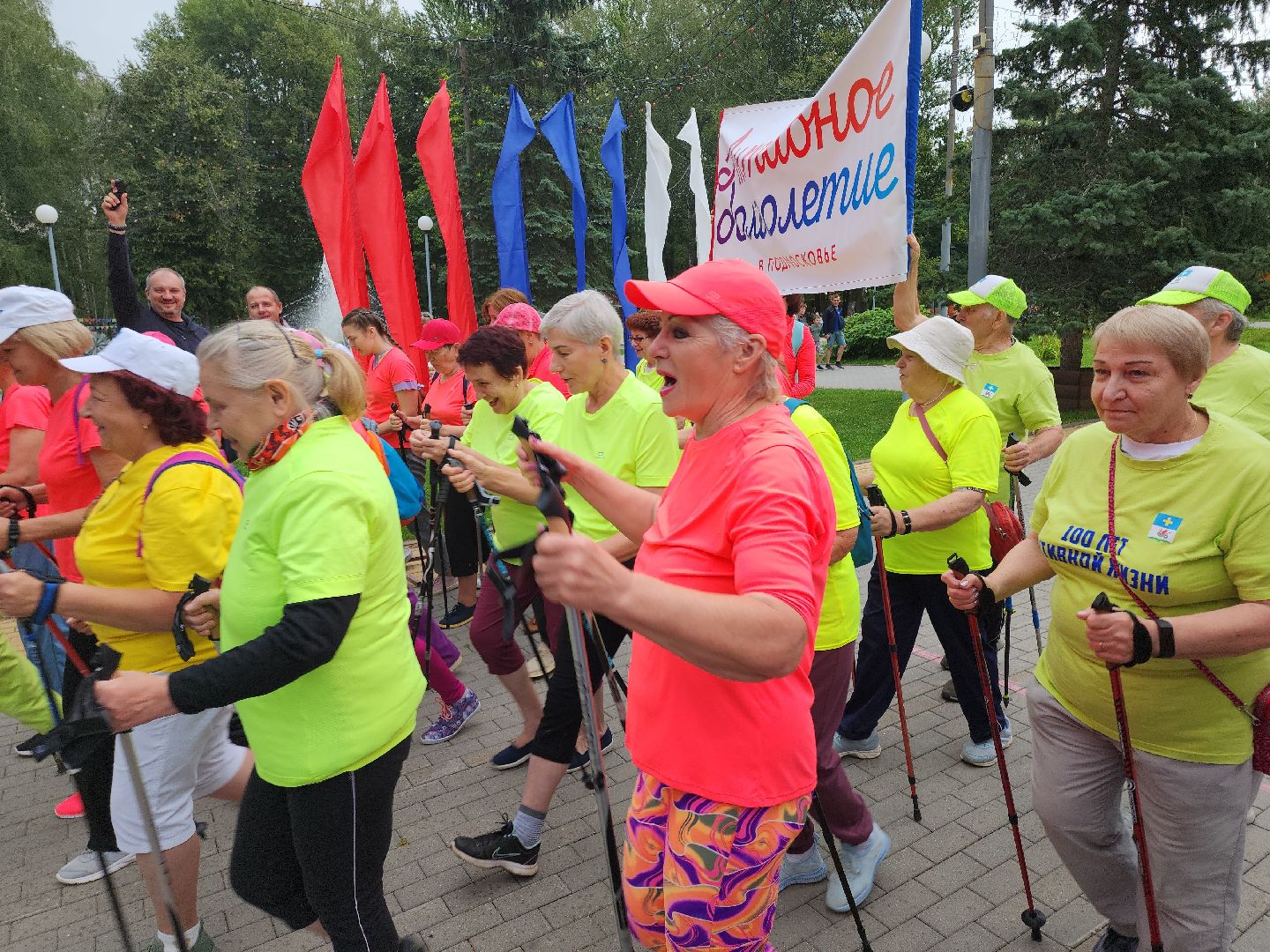 Кашира, Активное долголетие, скандинавская ходьба, марафон, День города