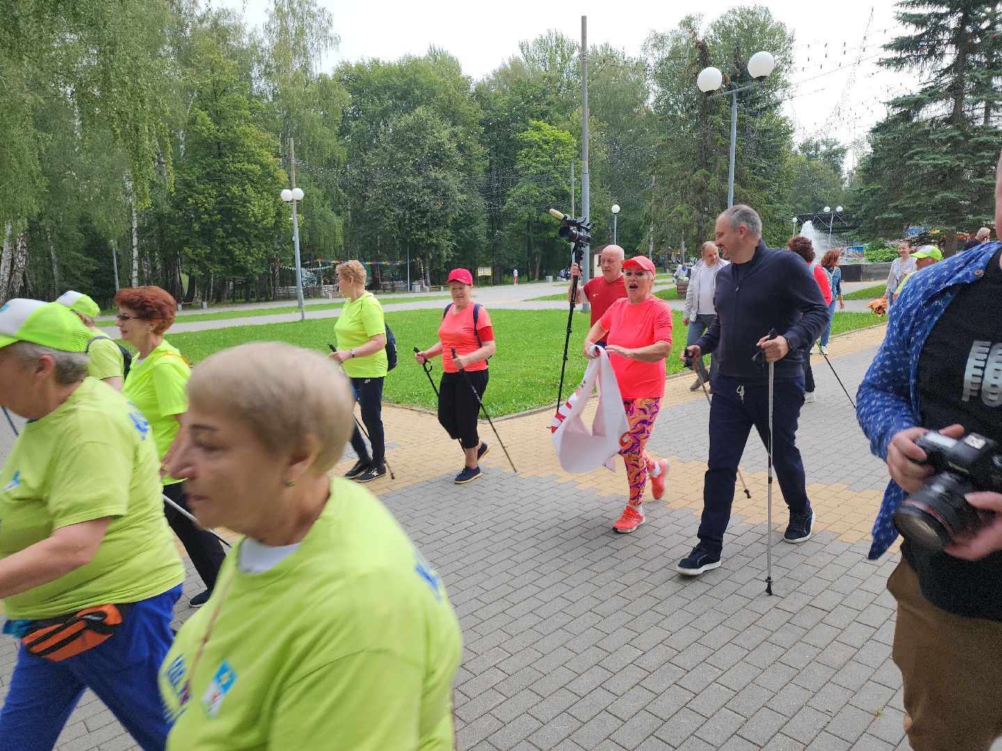 Кашира, Активное долголетие, скандинавская ходьба, марафон, День города