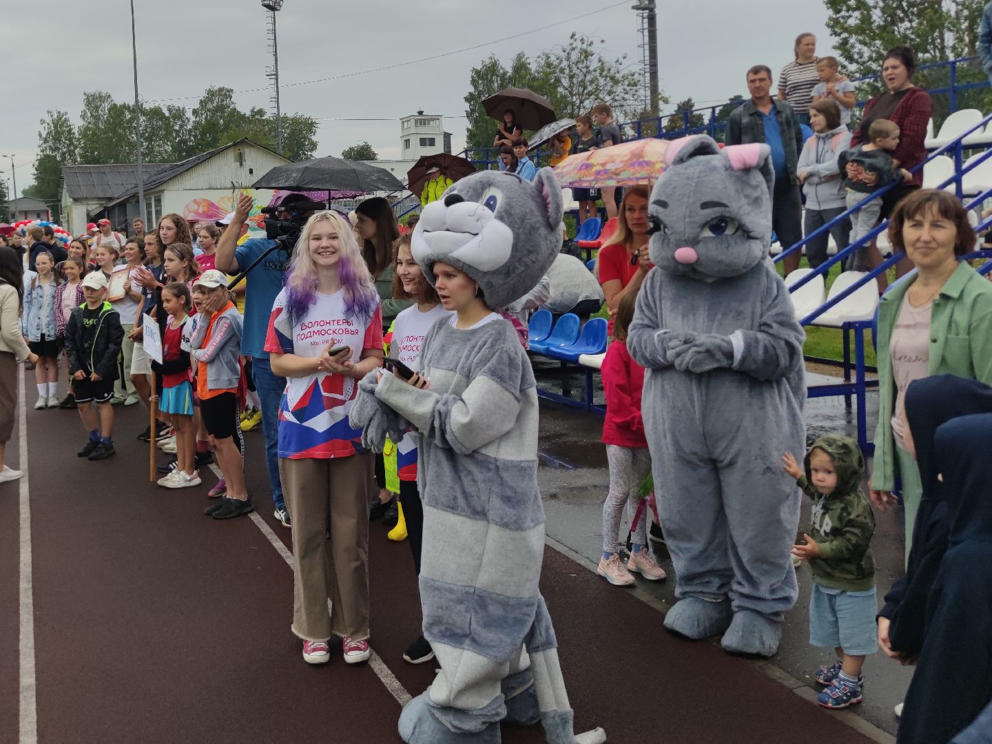 Волонтеры Подмосковья, добровольцы, праздник, День Физкультурника, Дубна
