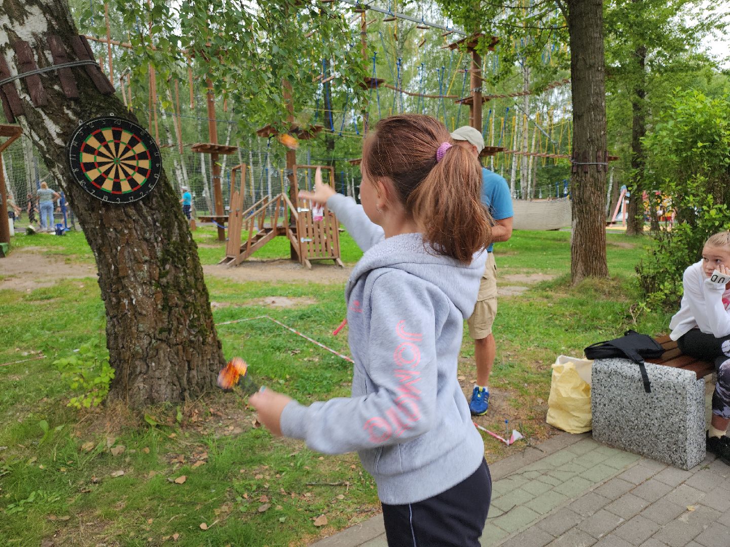 Кашира, День физкультурника, Городской парк, волейбол, баскетбол, шахматы, дартс