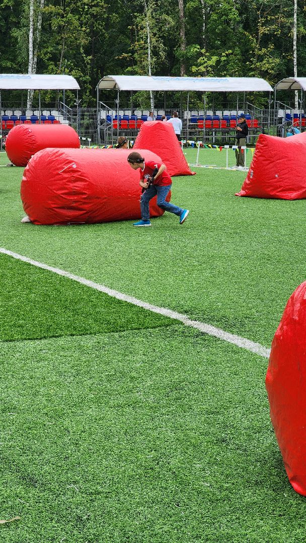 Долгопрудный, День физкультурника, футбольный дартс, лазертаг