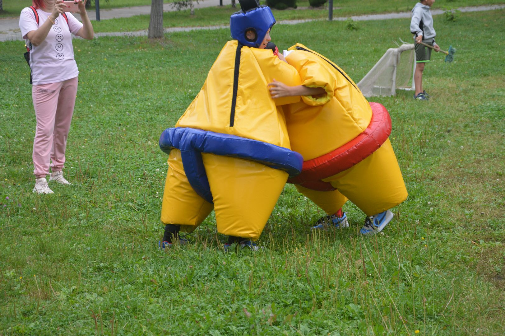 Шатура, городской парк, СУМО, Футбол, День физкультурника, шутка, праздник