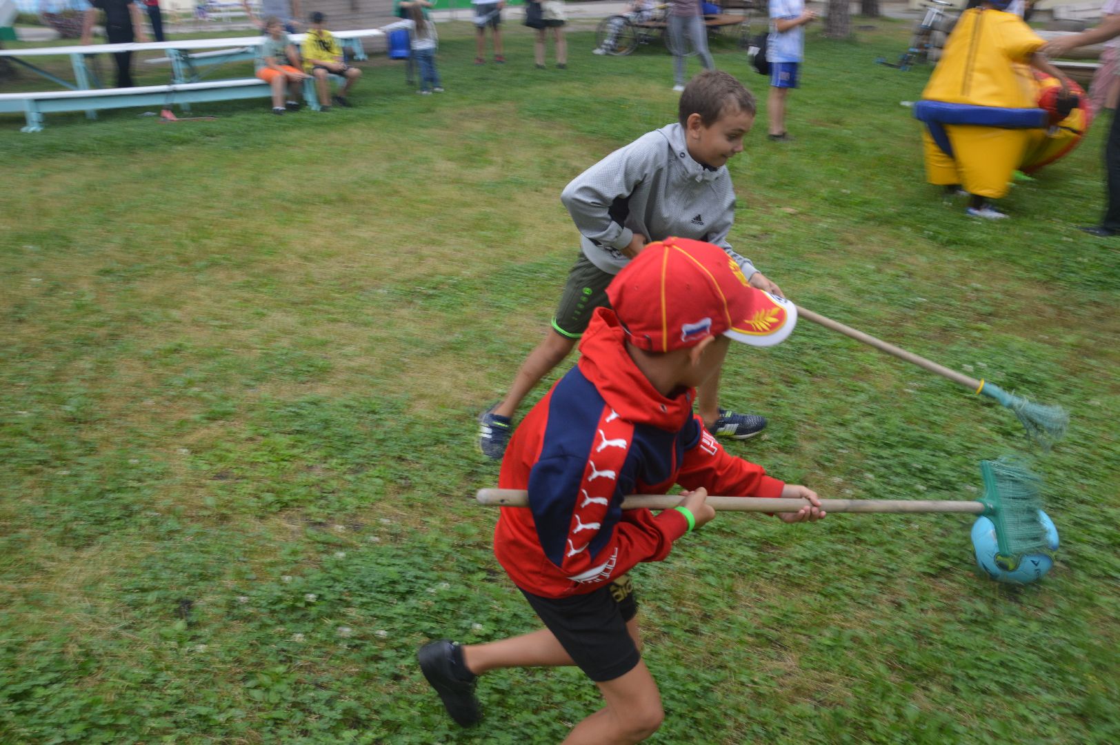 Шатура, городской парк, СУМО, Футбол, День физкультурника, шутка, праздник