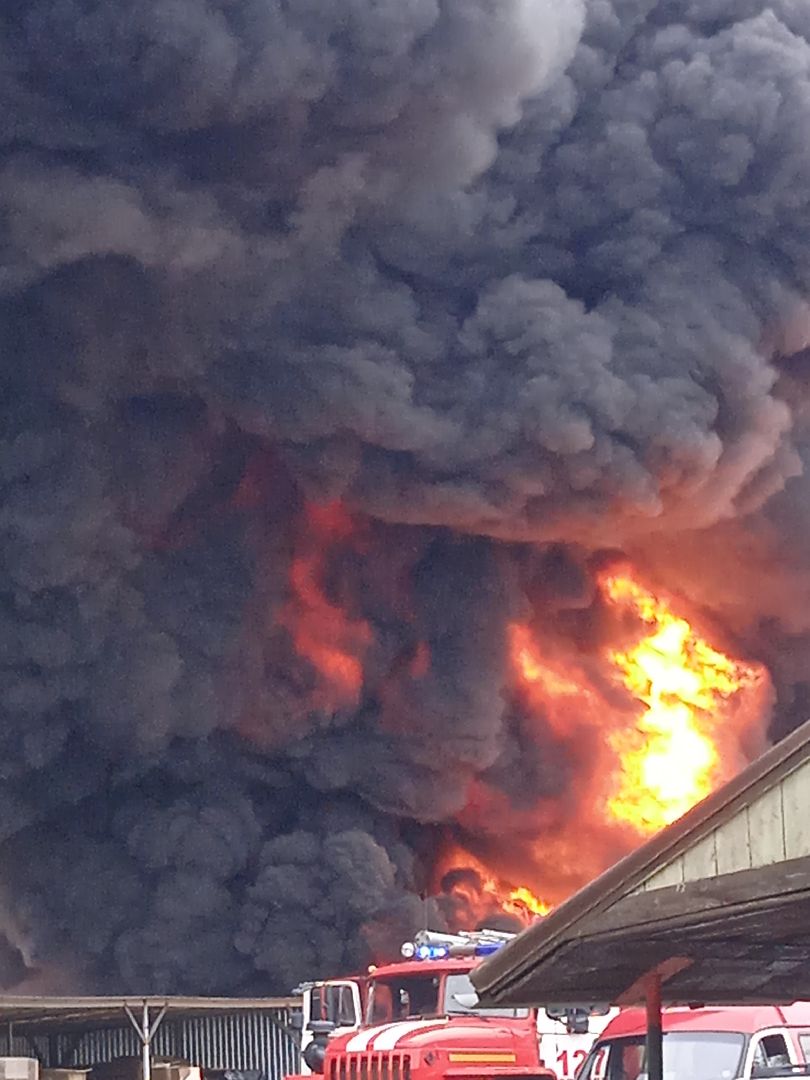 пожар, Раменское, пожарные, возгорание, склад